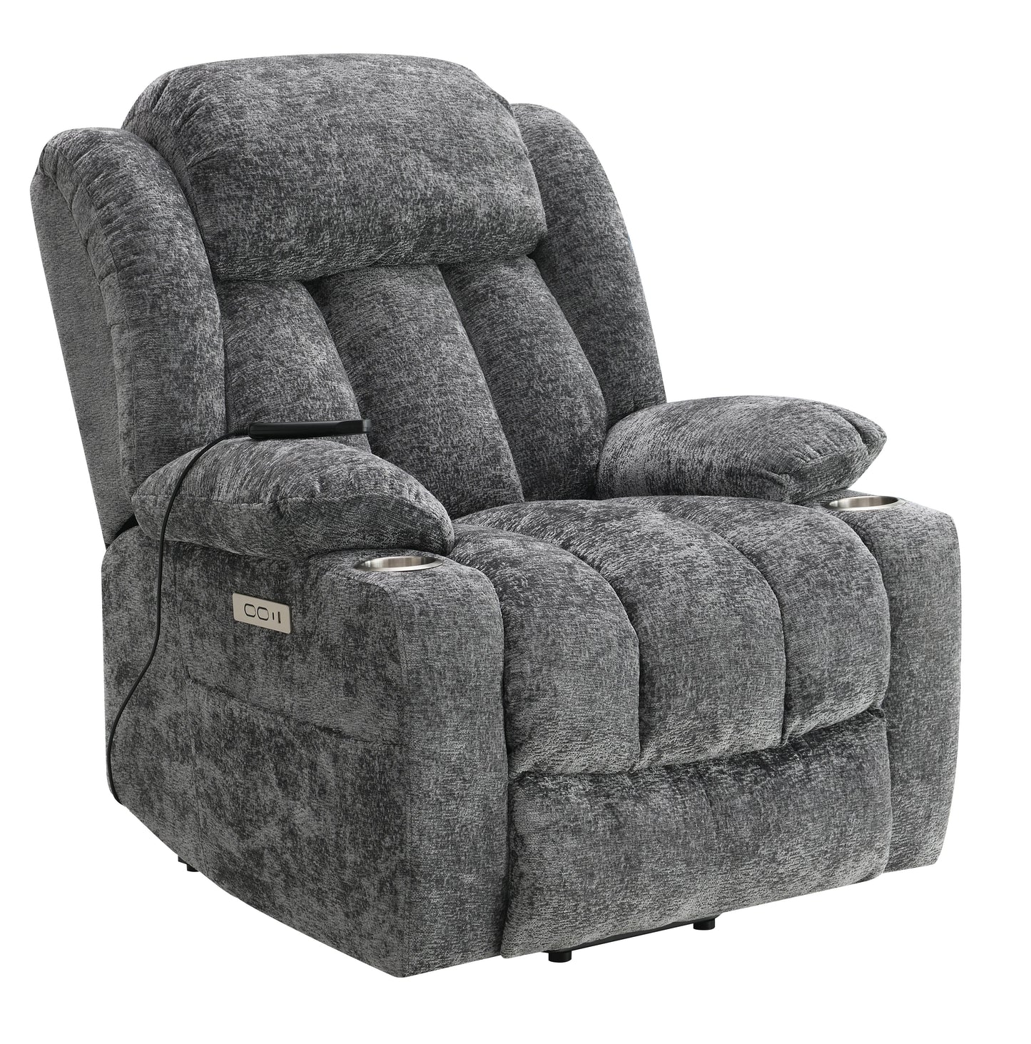 Sillón reclinable eléctrico Orion Grey con elevación, masaje y calefacción