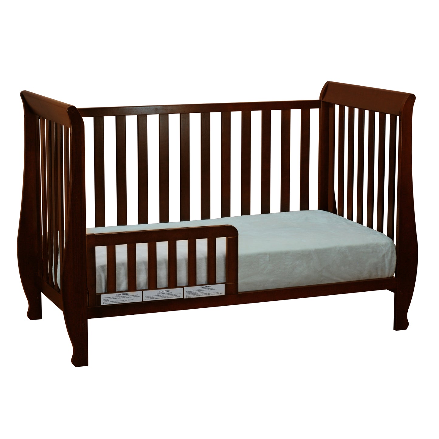 Naomi 4-in-1 Full Convertible Crib by AFG Baby Furniture - Espresso - Curacao
