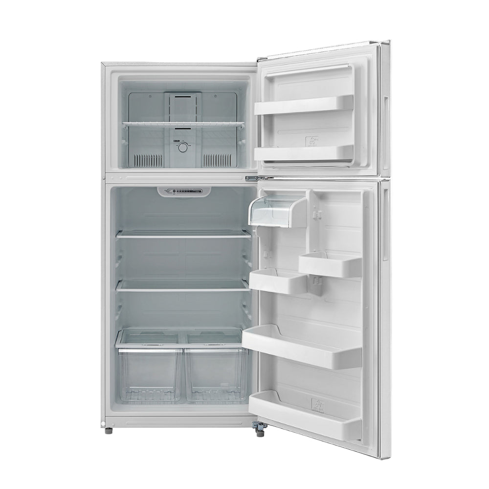 Avanti FF18D3S4 18 cu.ft. Freestanding Top Freezer Refrigerator - Silver