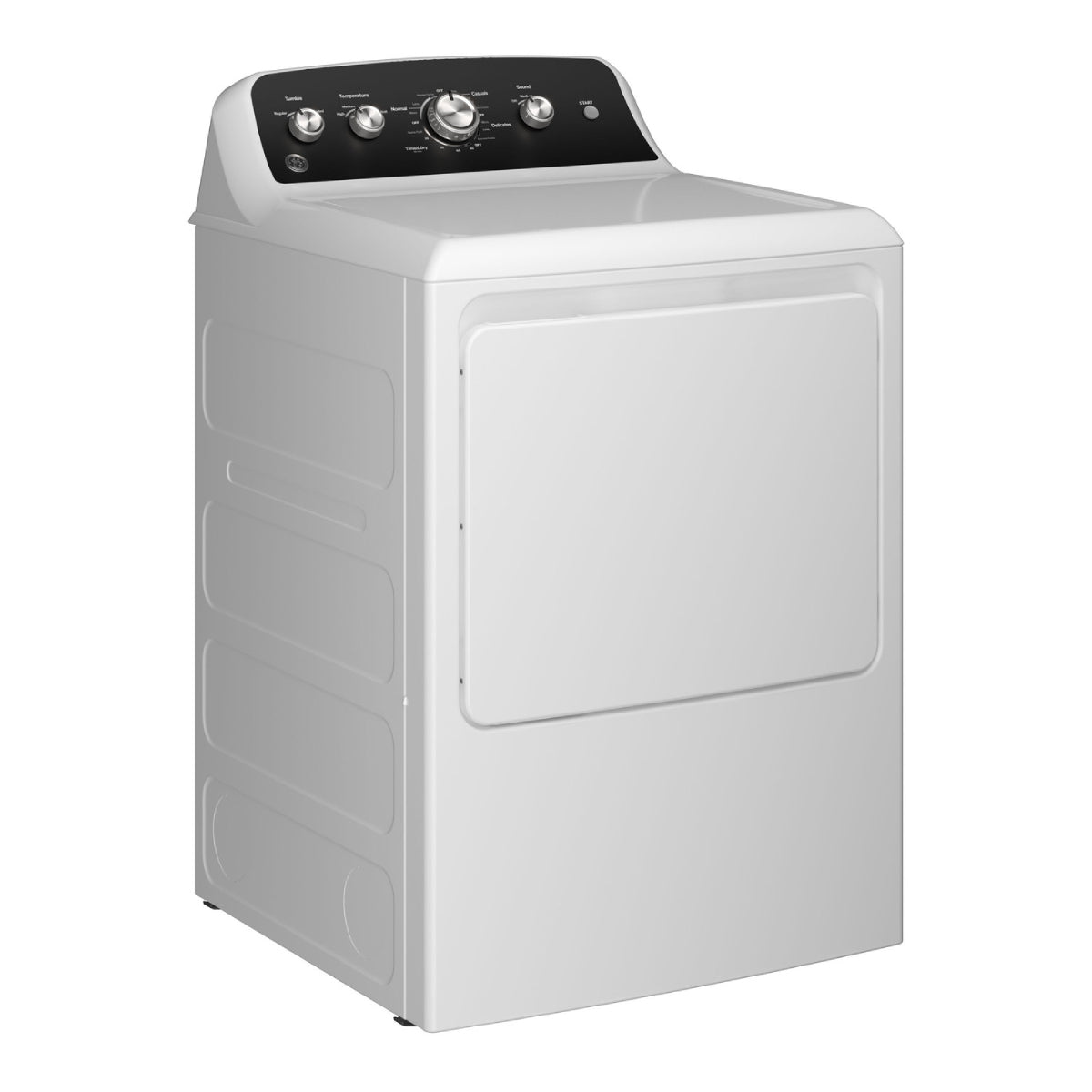 GE GTD48EASWWB 7.2 cu. ft. Front Load Electric Dryer with Up To 120 ft. Venting - White