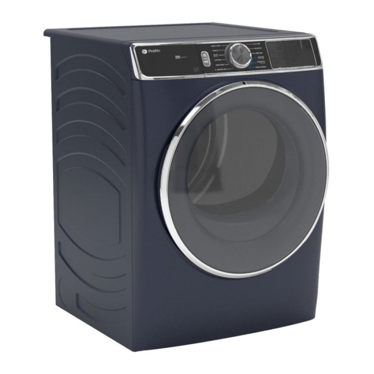 GE Profile PFD87GSPVRS 7.8 cu. ft. Smart Front Load Gas Dryer with Steam and Sanitize Cycle - Blue