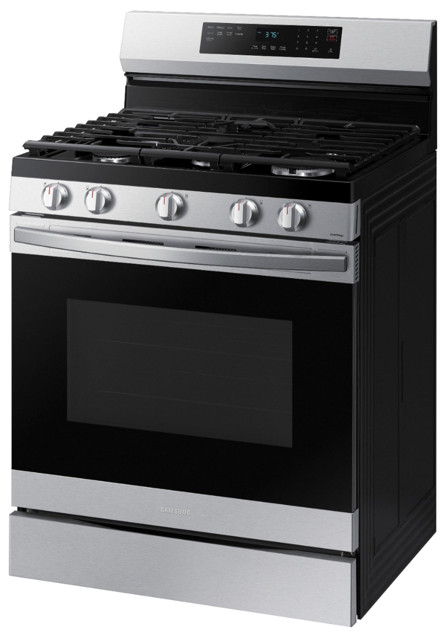 Samsung NX60A6511SS 6.0 cu.ft. Freestanding Natural Gas Range with 5 Burners - Stainless Steel