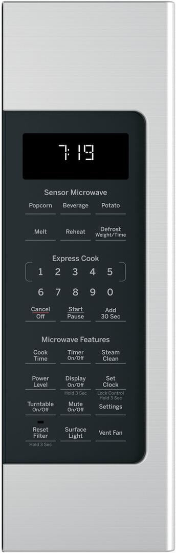 GE JVM7195SKSS 1.9 cu. ft. Over-The-Range Microwave Oven - Stainless Steel - Curacao