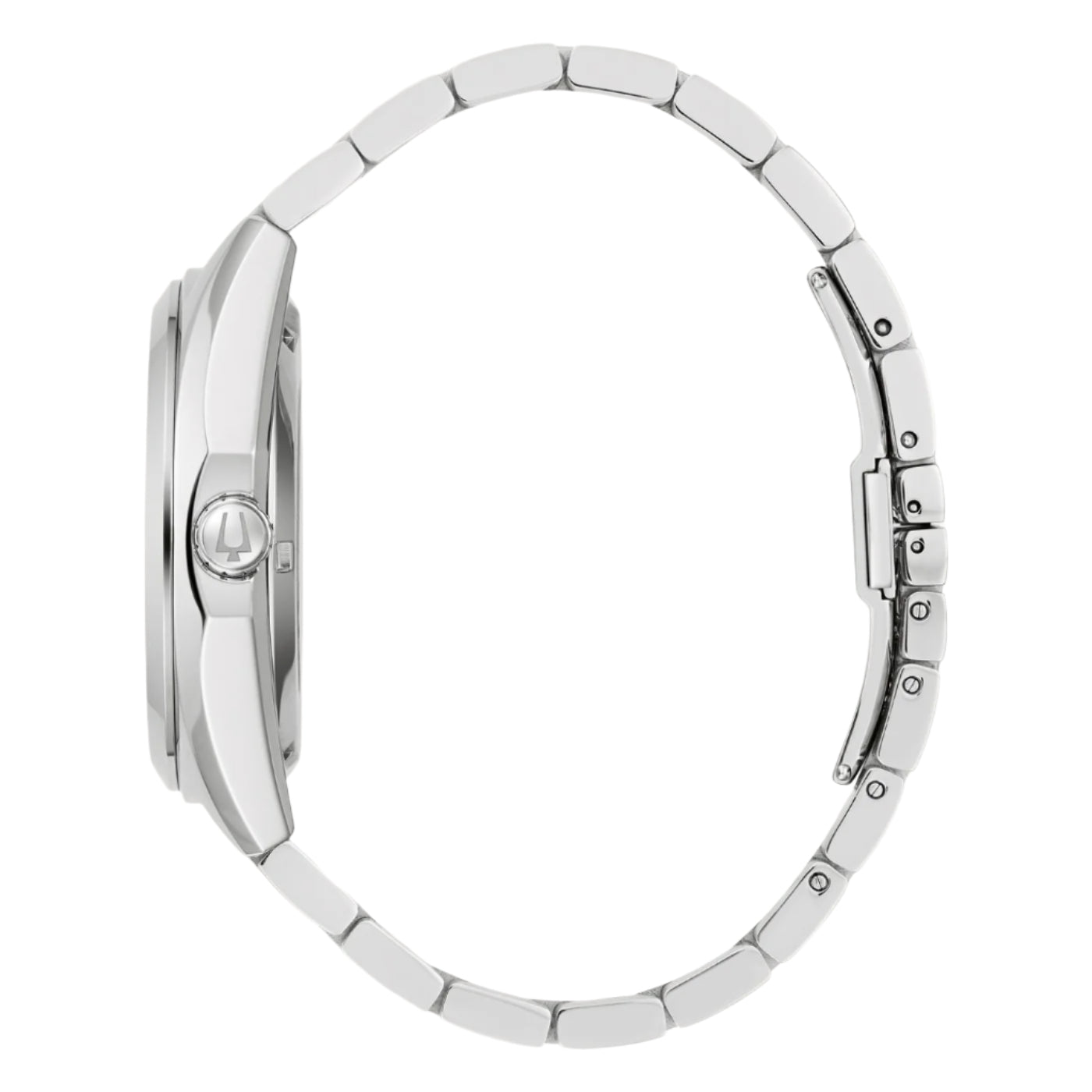 Reloj de pulsera de acero inoxidable para hombre Bulova Surveyor de 42 mm con esfera azul