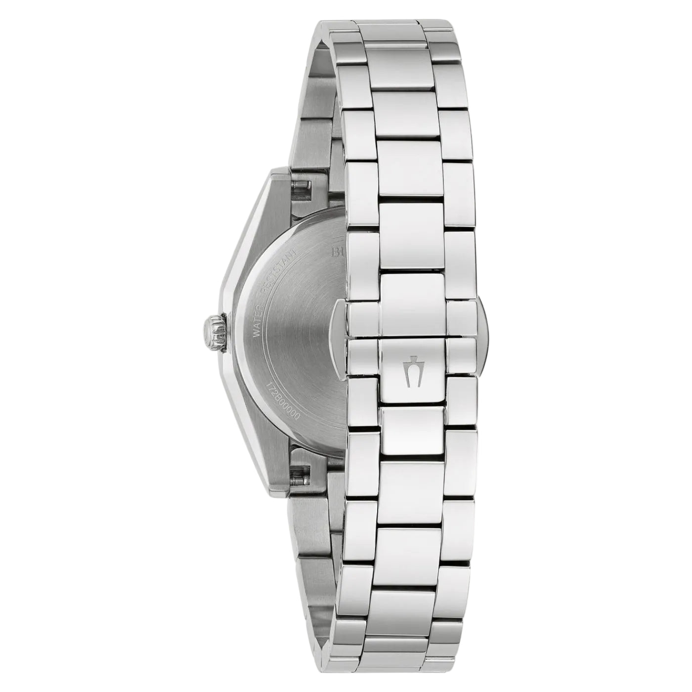 Reloj de pulsera dorado para mujer Bulova Surveyor de 31 mm con esfera blanca