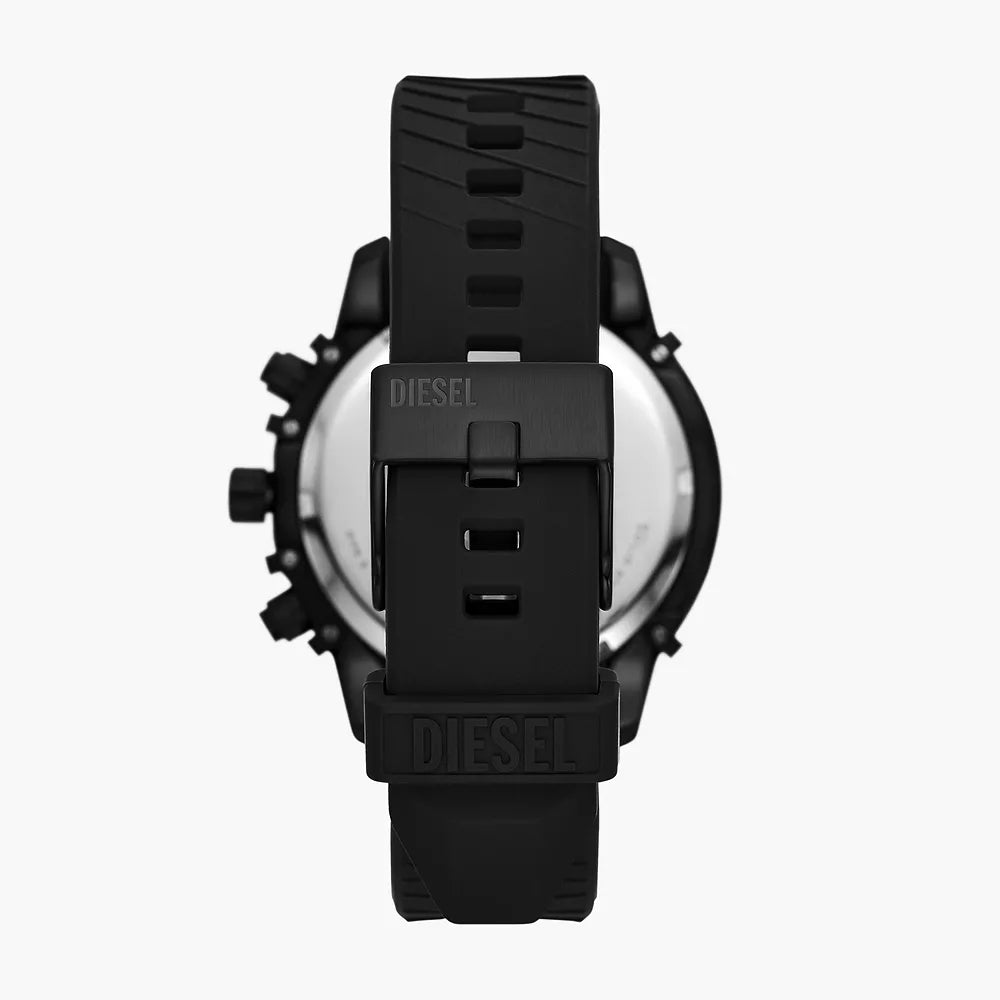 Reloj cronógrafo Diesel Griffed de 48 mm para hombre con correa y pulsera, juego de regalo, color negro