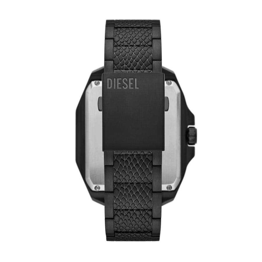 Diesel Flayed Men's 47mm Automatic Stainless Steel Bracelet Watch - Black