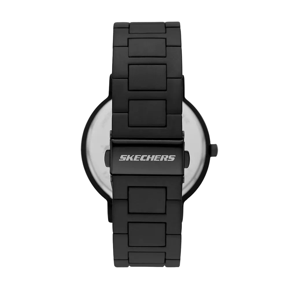 Reloj analógico Skechers Ardmore para hombre, correa de 46 mm, color negro