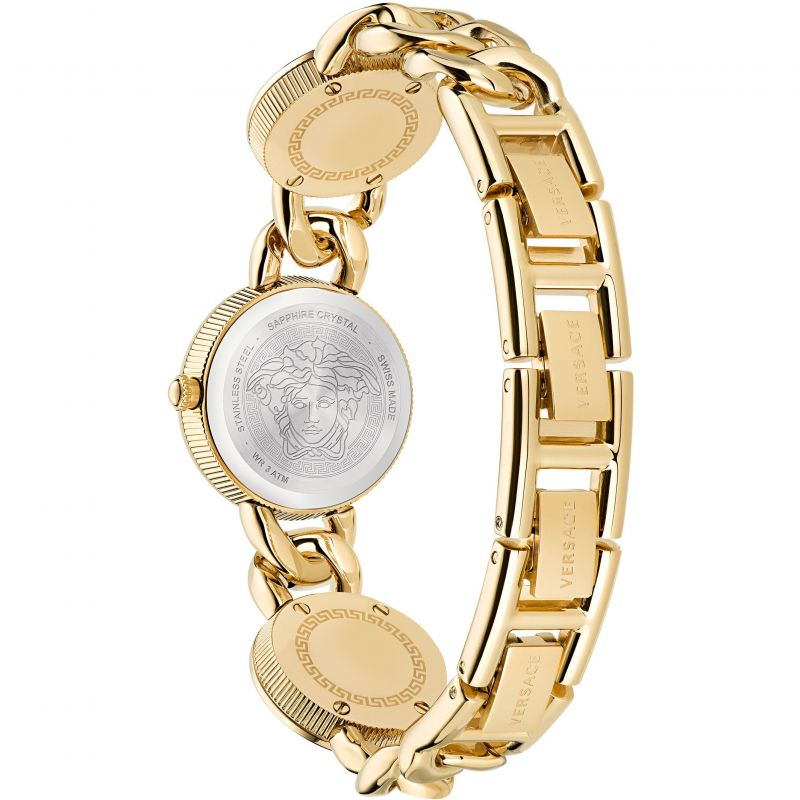 Versace Women's 26mm Stud Icon Bracelet Watch - Black Dial