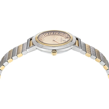 Versace Greca Women's 36mm Quartz Stainless Steel Bracelet Watch