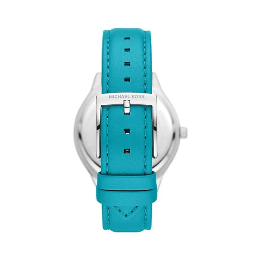 Michael Kors Slim Runway Women's 38mm Strap Watch - White Dial