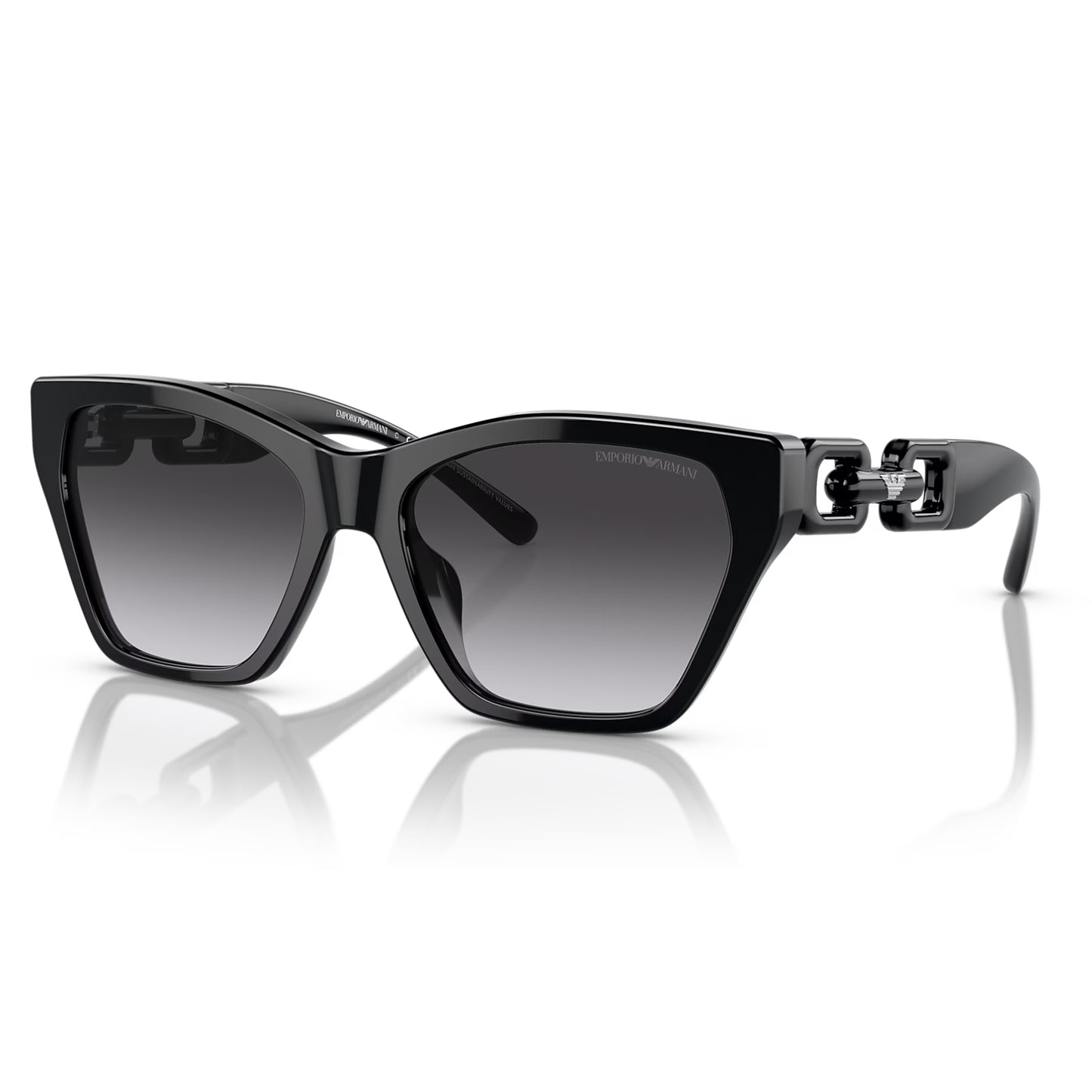 Emporio Armani Women's EA4203U Cat Eye Gradient Sunglasses