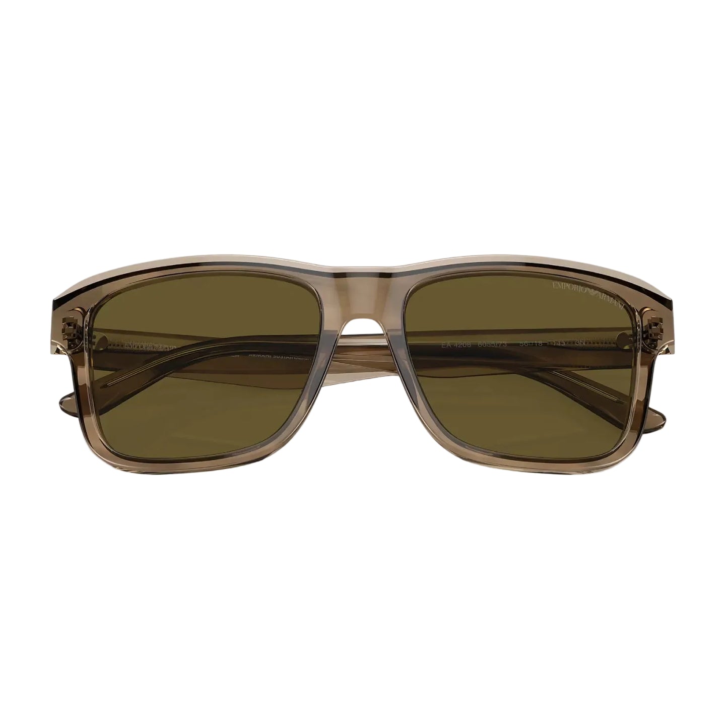 Emporio Armani Men's EA4208 Square Solid Color Sunglasses