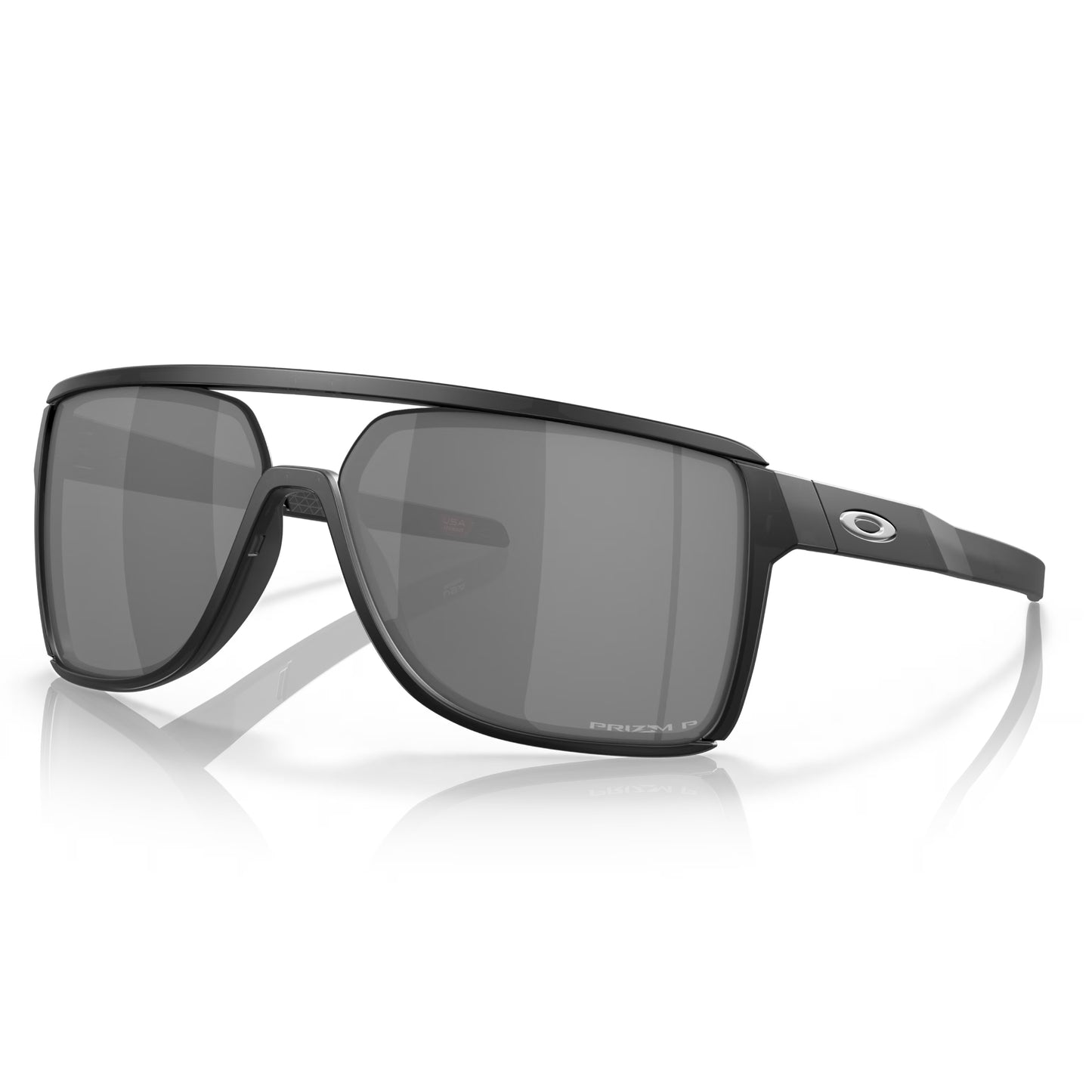 Oakley Castel Men's OO9147 Rectangle Prizm Polarized Sunglasses