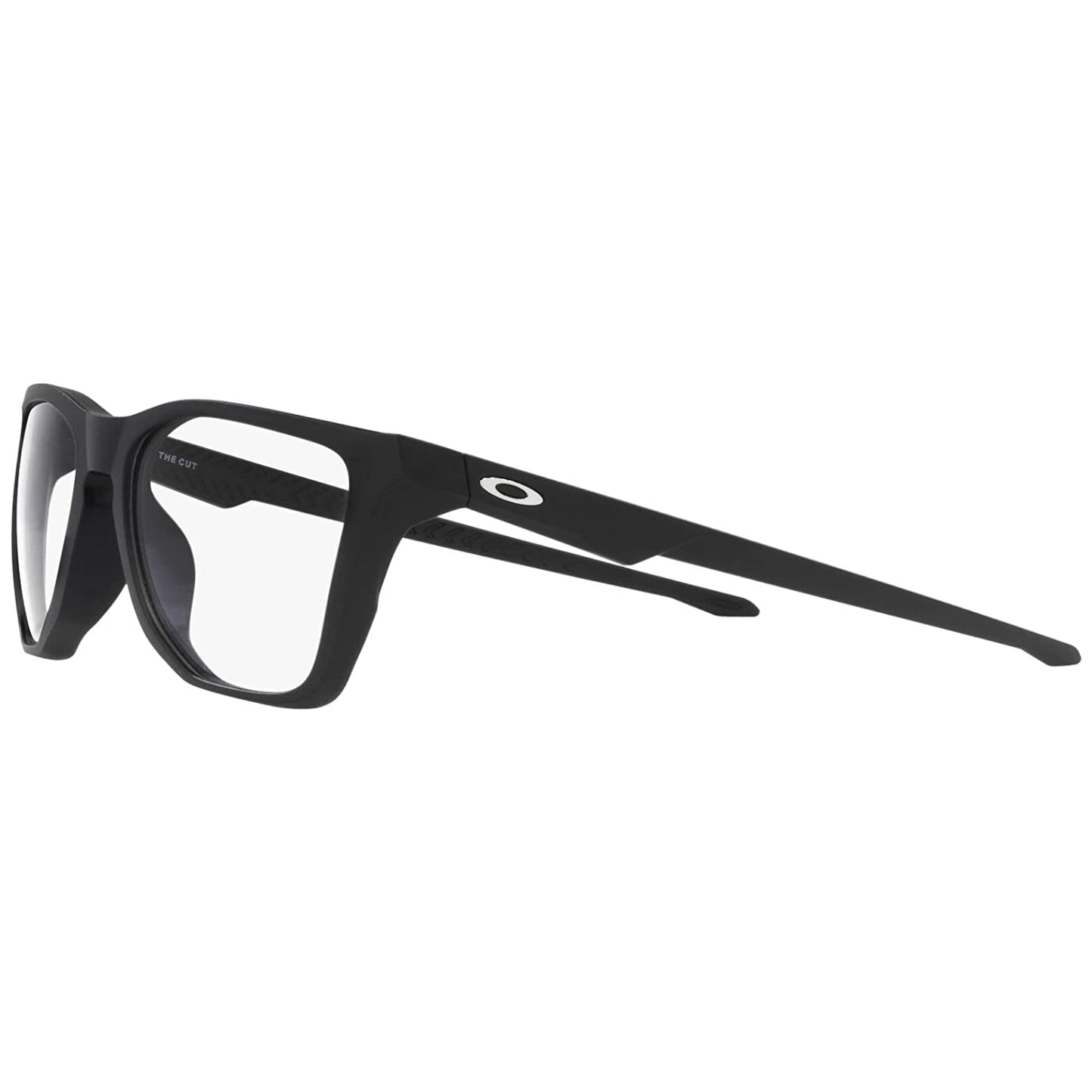Oakley The Cut Men's Square Eyeglasses, Stain Black