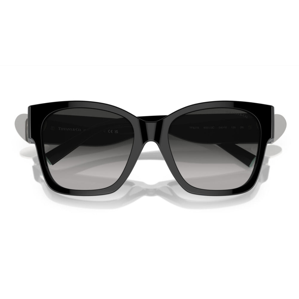 Gafas de sol cuadradas con degradado para mujer TF4216 de Tiffany & Co., color negro y gris
