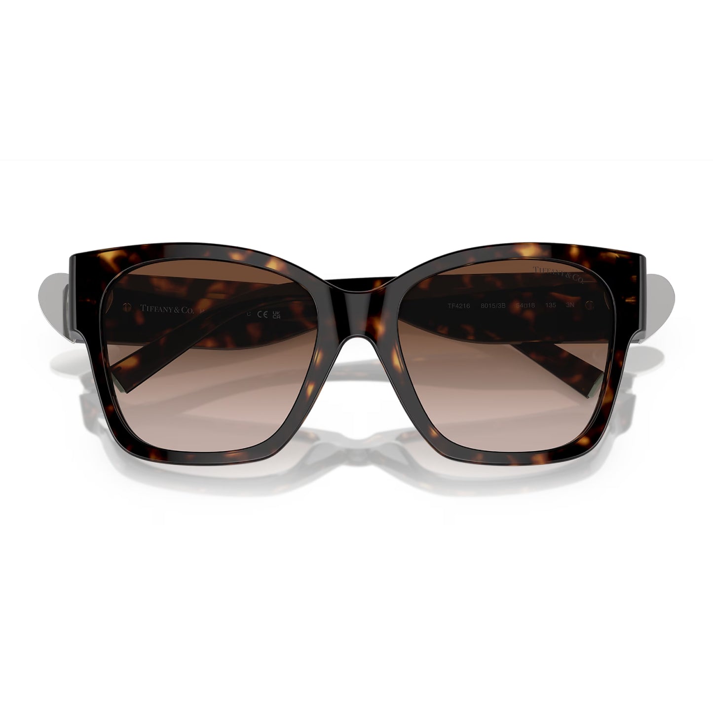 Gafas de sol cuadradas con degradado para mujer TF4216 de Tiffany & Co. - Habana/marrón degradado