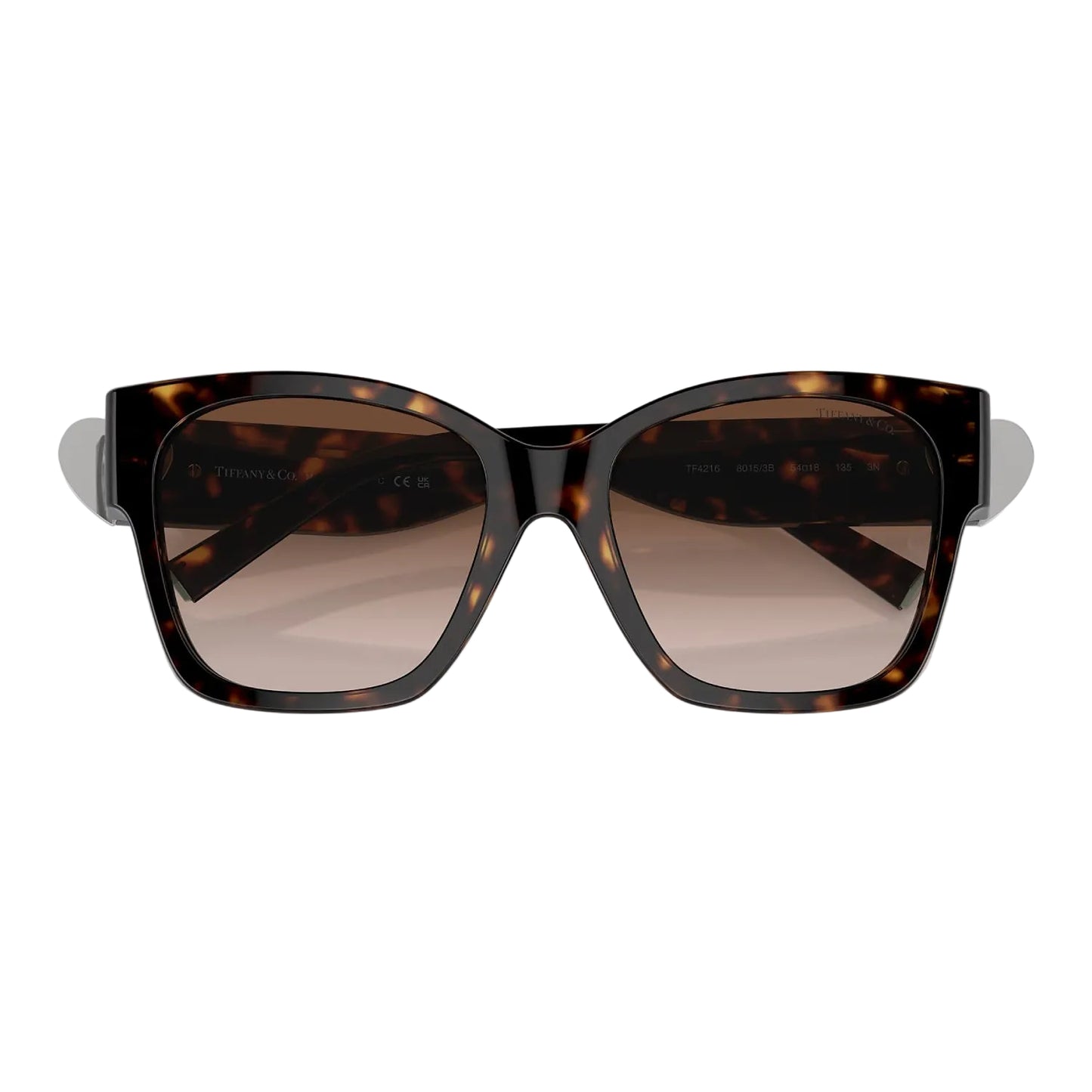 Gafas de sol cuadradas con degradado para mujer TF4216 de Tiffany & Co. - Habana/marrón degradado
