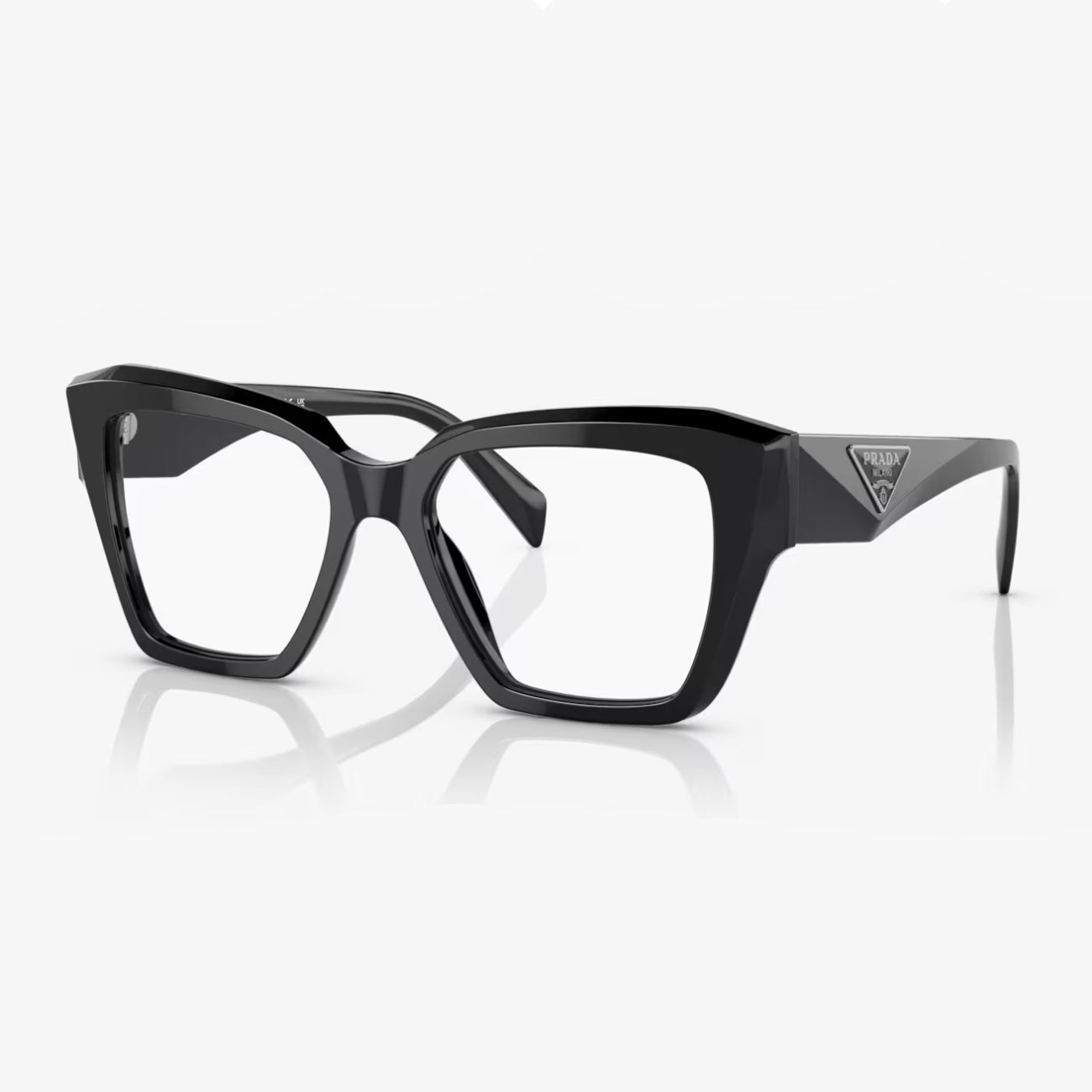 Gafas de sol cuadradas para mujer Prada, color negro