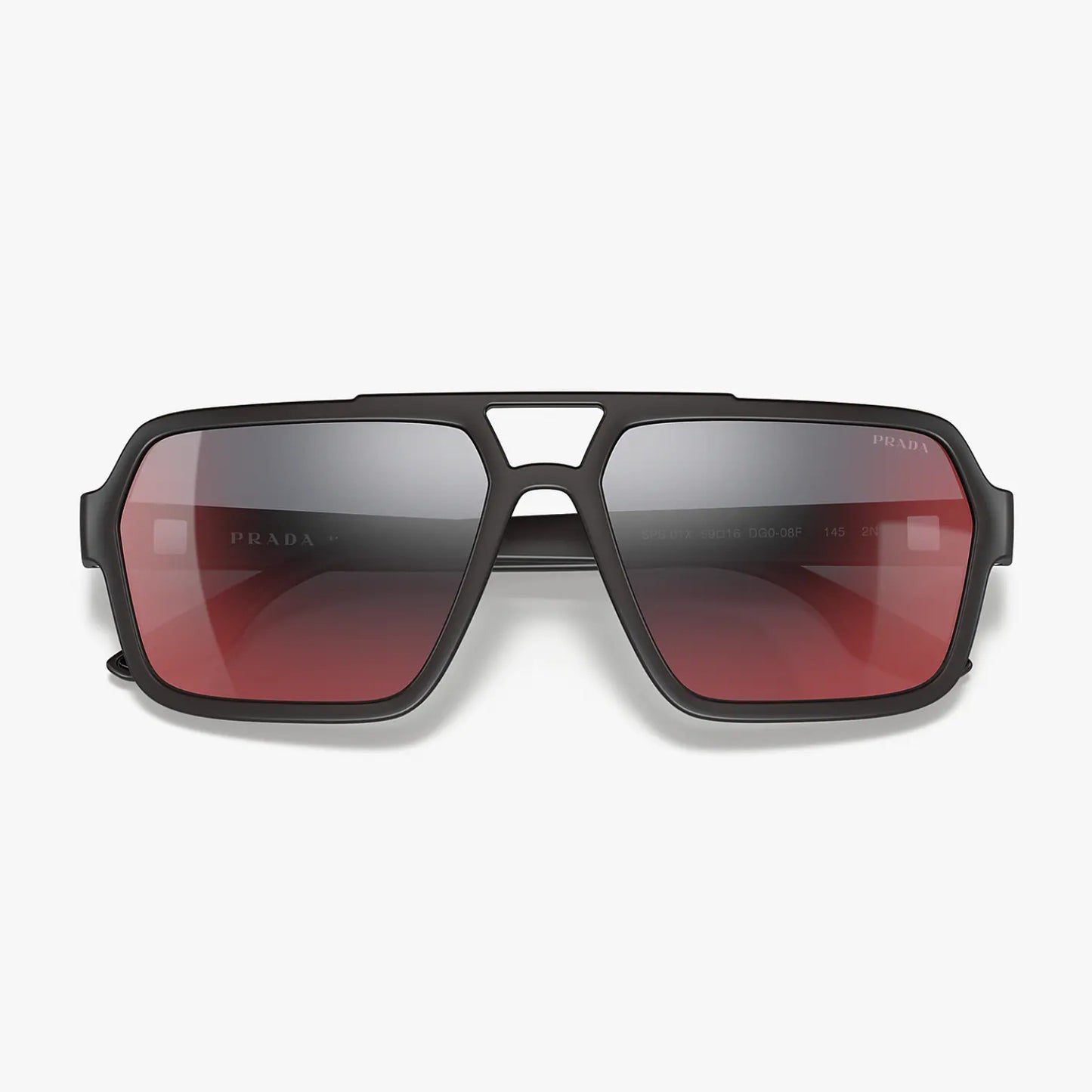 Gafas de sol rectangulares con espejo para hombre PS01XS de Prada Linea Rossa