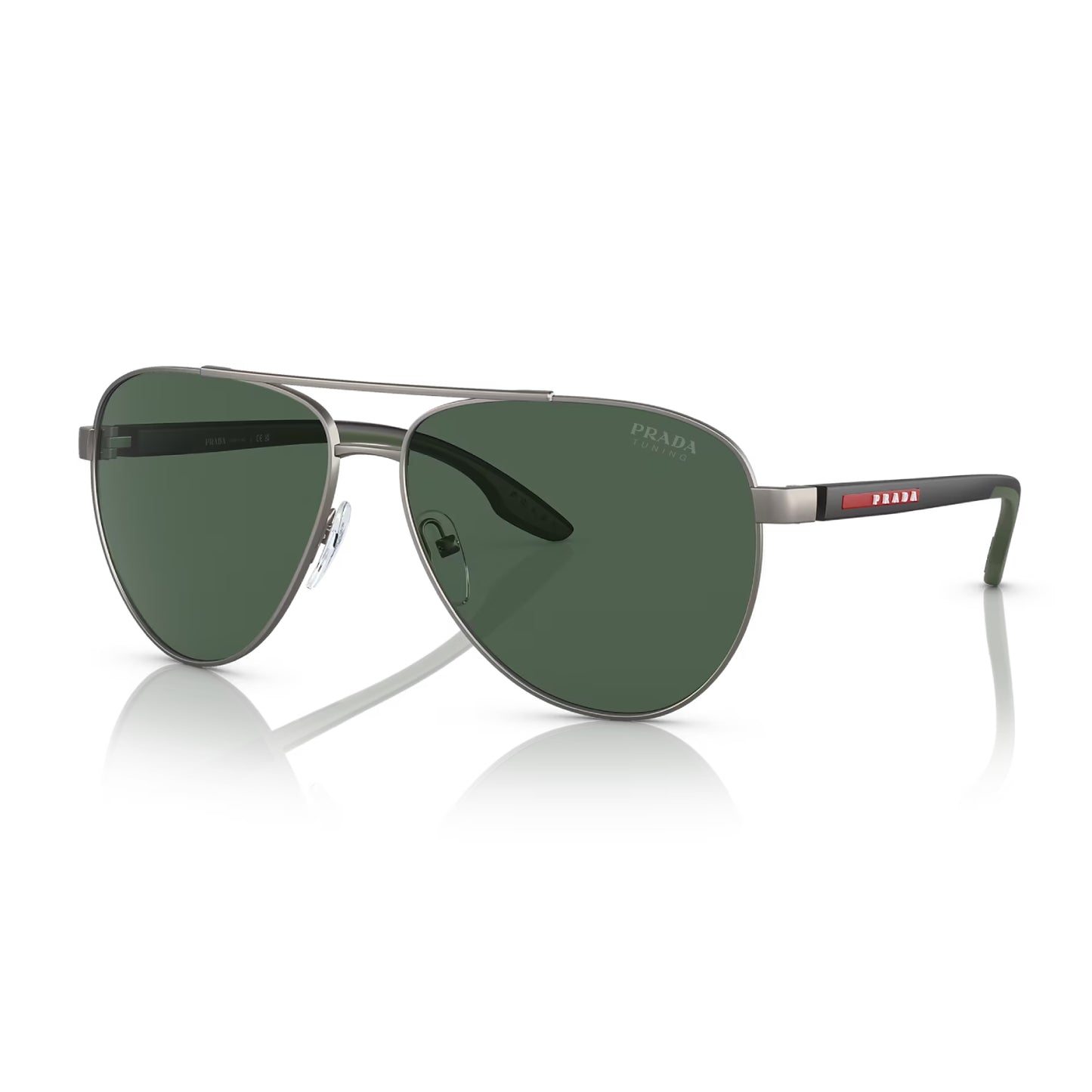 Prada Linea Rossa Men's PS 52YS Pilot Solid Color Sunglasses