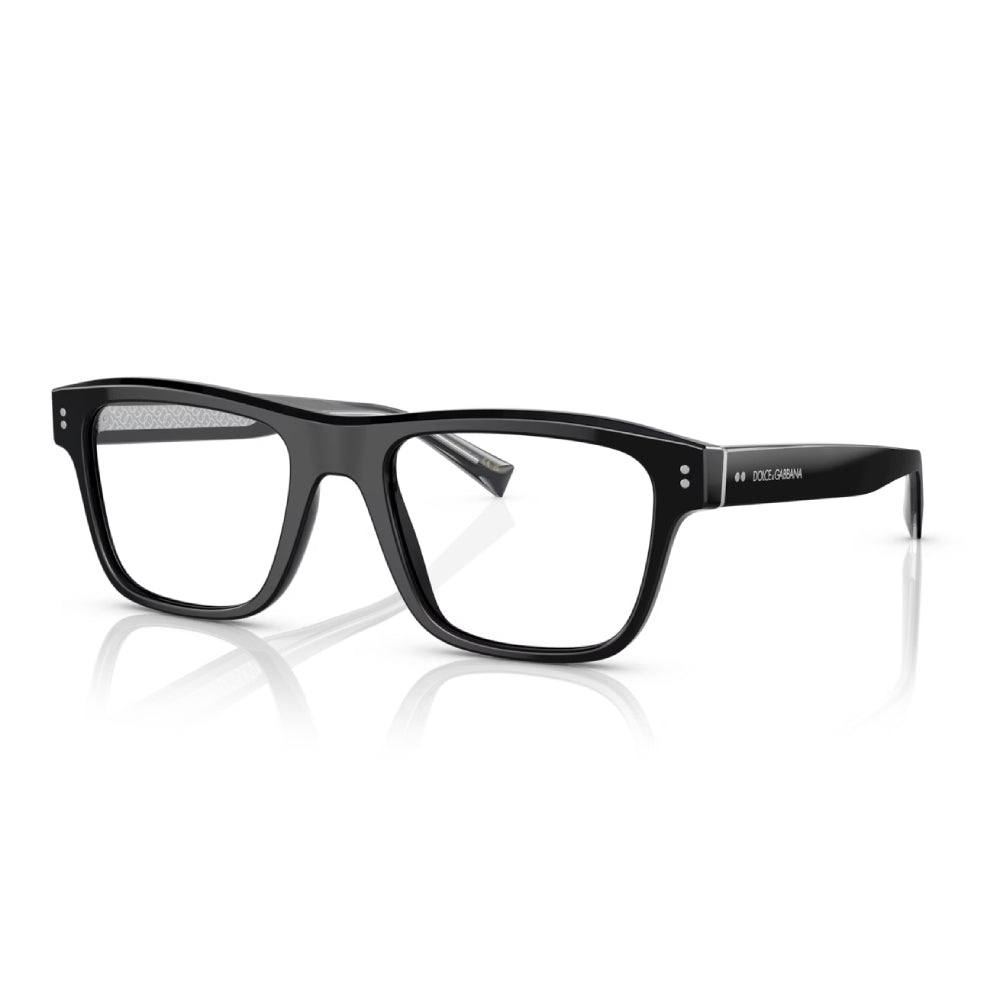 Gafas de sol cuadradas para hombre Dolce & Gabbana, color negro