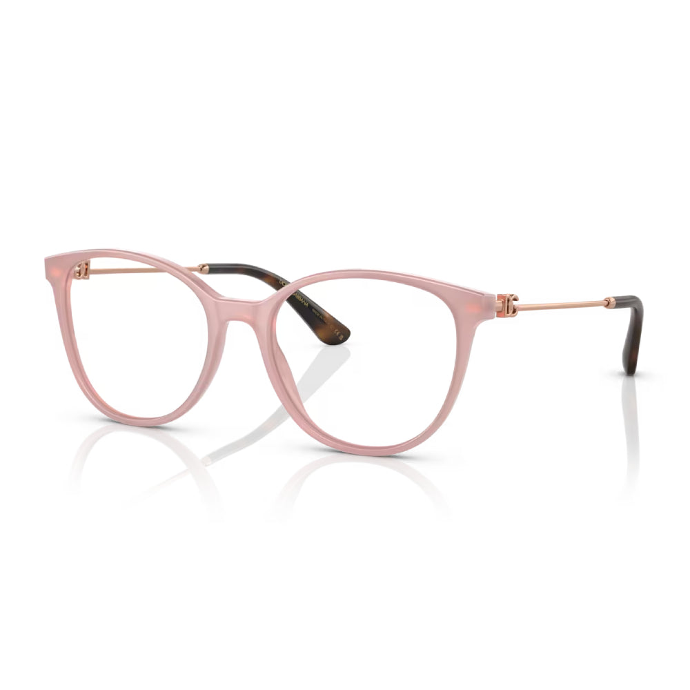 Gafas de sol Dolce & Gabbana con forma de mariposa para mujer, color rosa ópalo