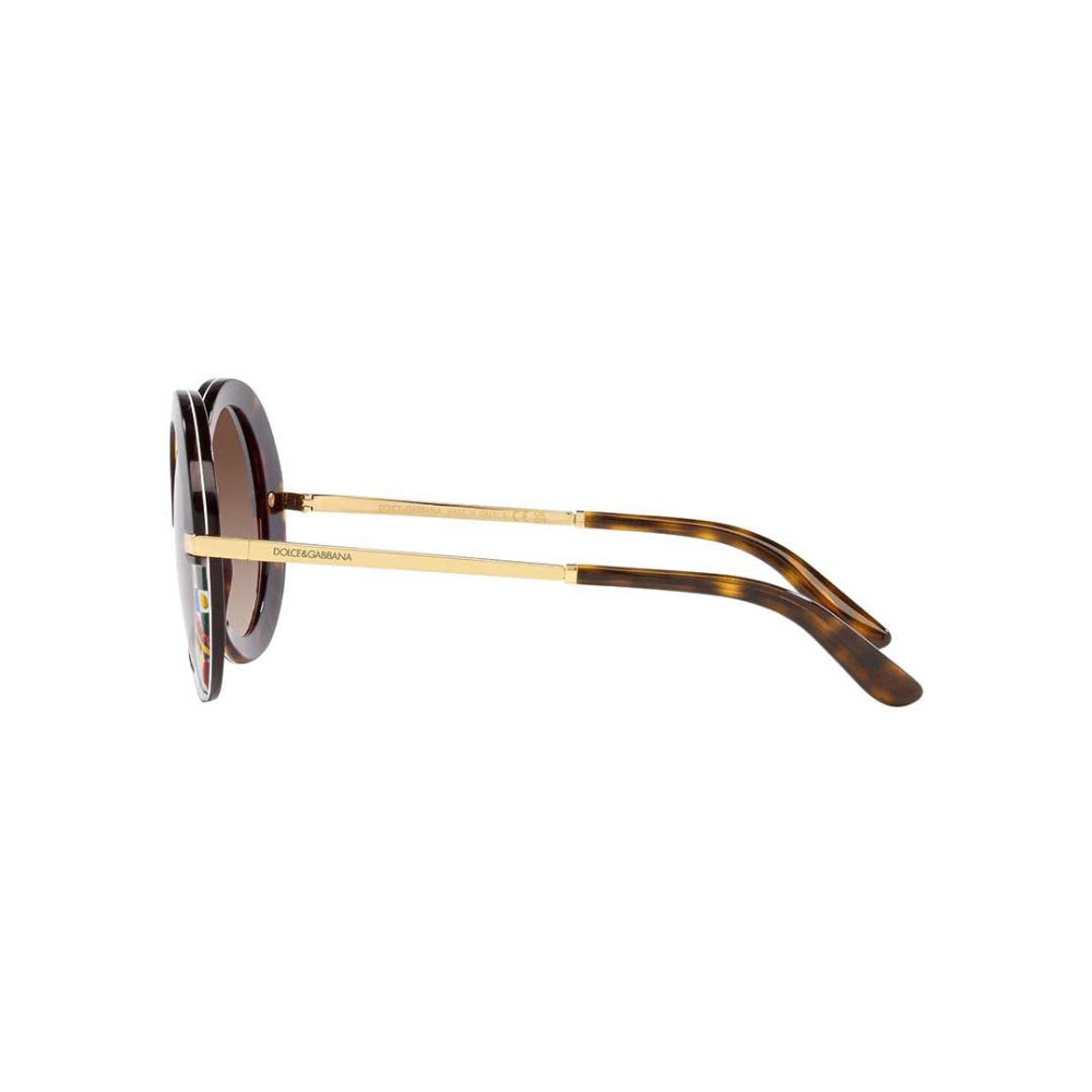 Gafas de sol redondas con degradado DG4393 de Dolce & Gabbana para mujer