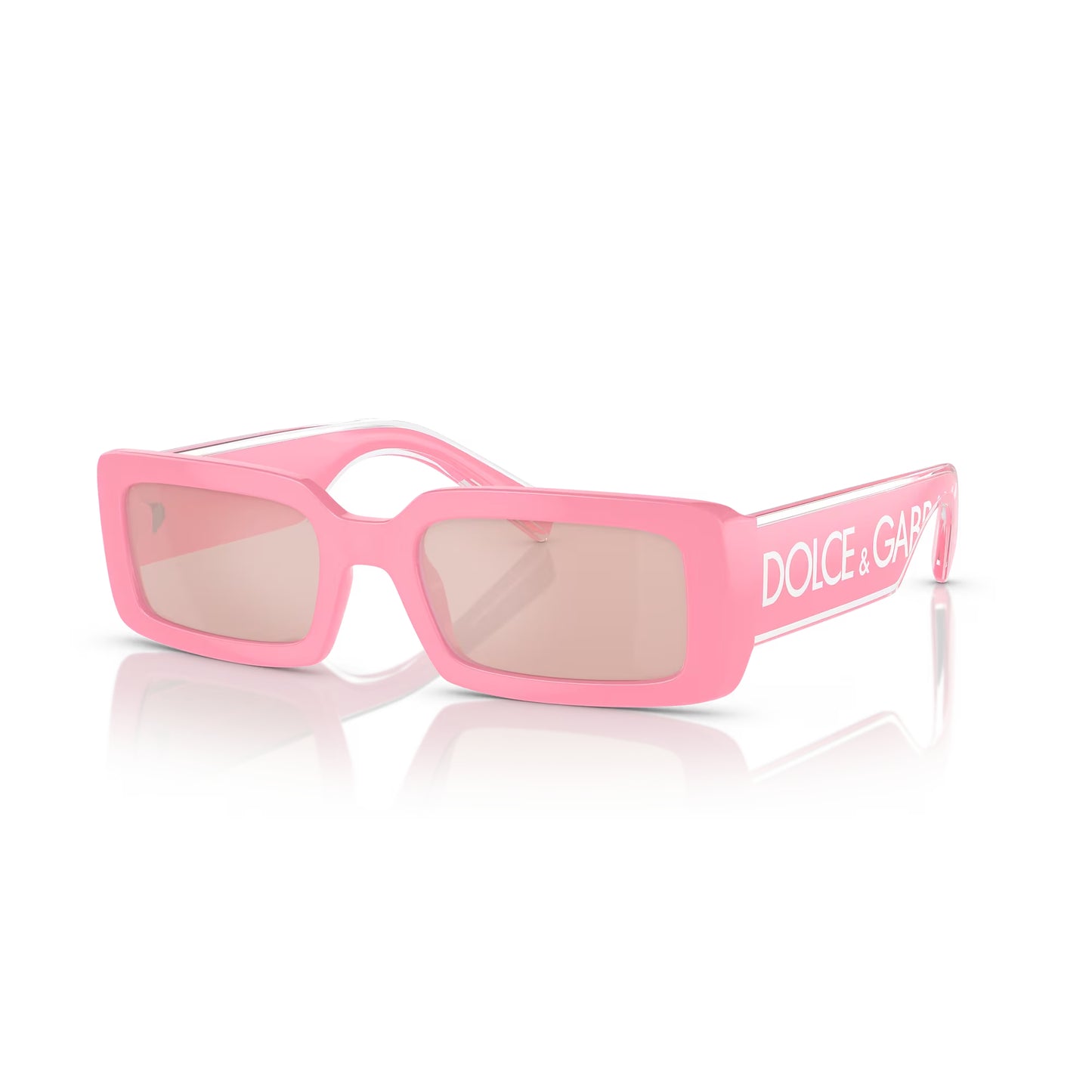 Gafas de sol rectangulares con efecto espejo DG6187 de Dolce & Gabbana para mujer