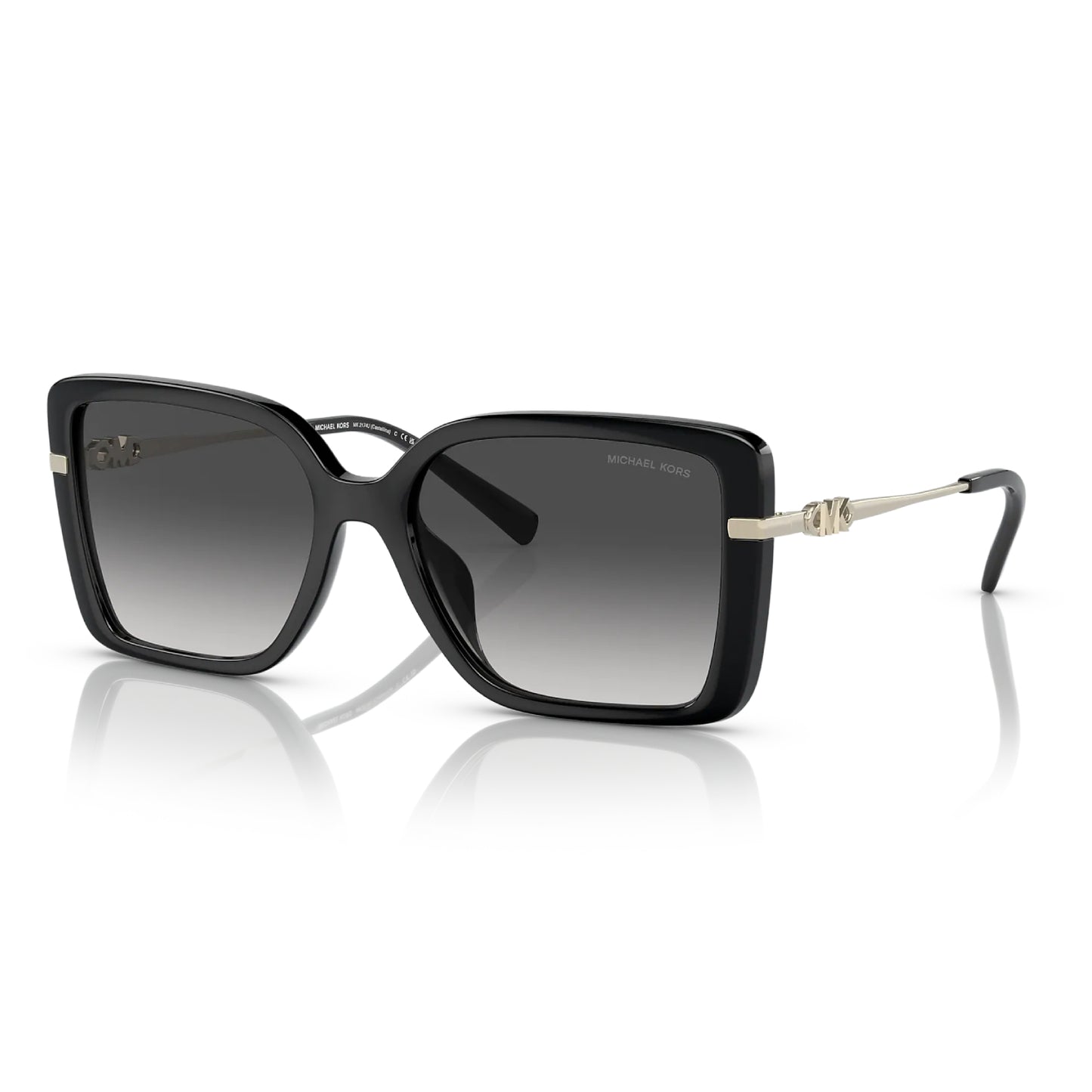 Gafas de sol Michael Kors Castellina MK2174U rectangulares con degradado para mujer