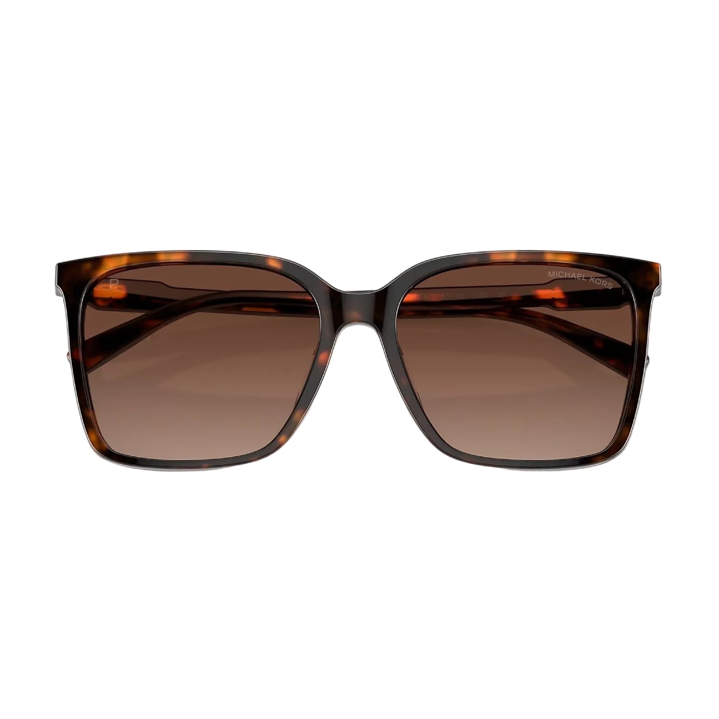 Michael Kors Canberra Women's MK2197U Square Gradient Sunglasses - Dark Tortoise/Brown Gradient Polar