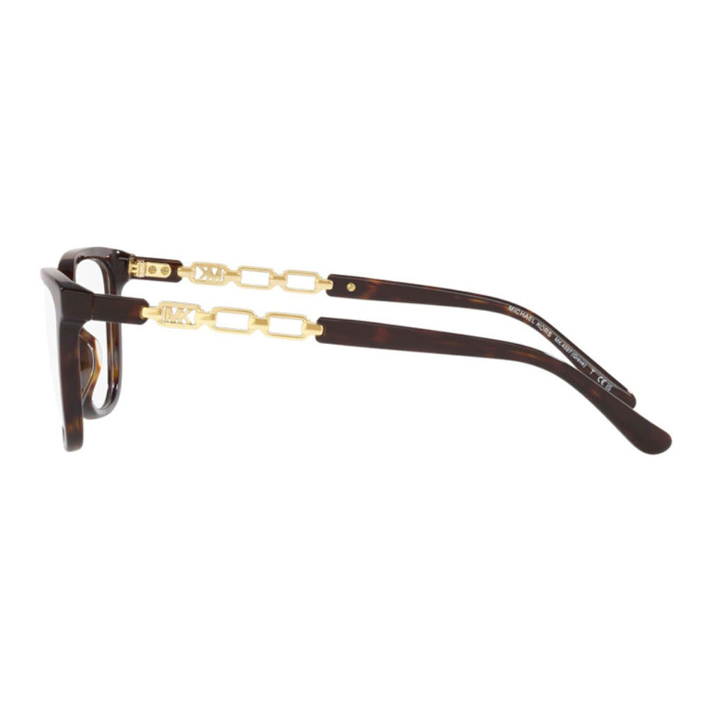 Gafas de sol cuadradas Michael Kors Grave para mujer, color tortuga oscura