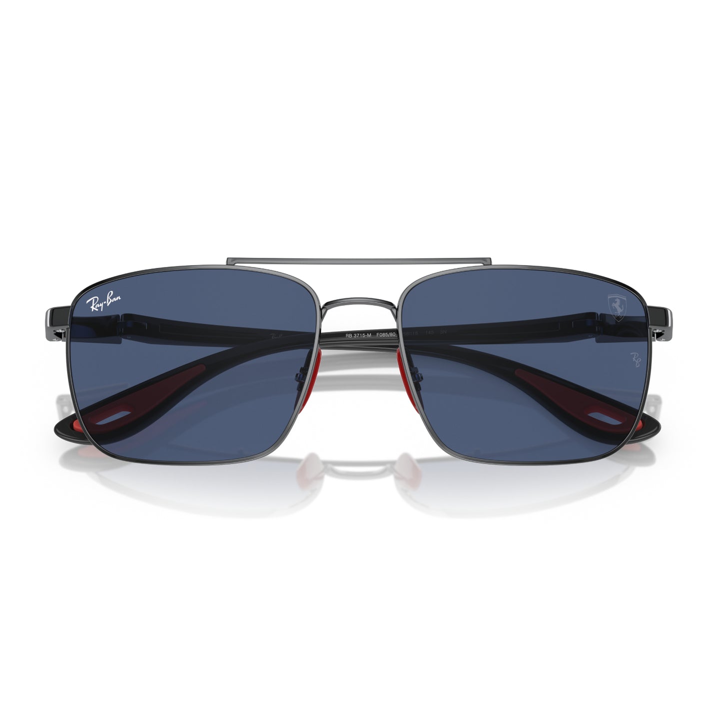 Gafas de sol clásicas cuadradas unisex Ray-Ban Scuderia Ferrari RB3715M