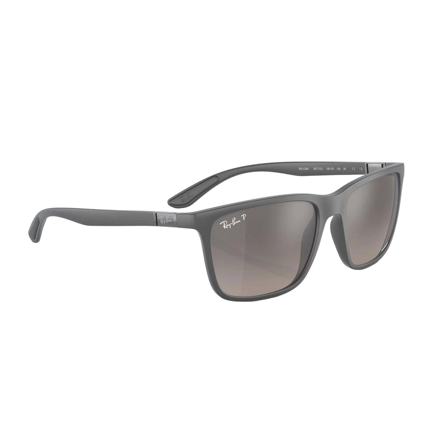 Ray-Ban Men's RB4385 Rectangle Chromance Sunglasses