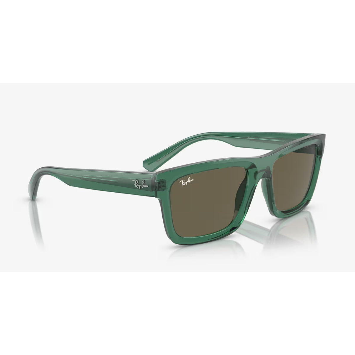 Ray-Ban Warren Bio-Based Unisex RB4396 Rectangle Solid Color Sunglasses