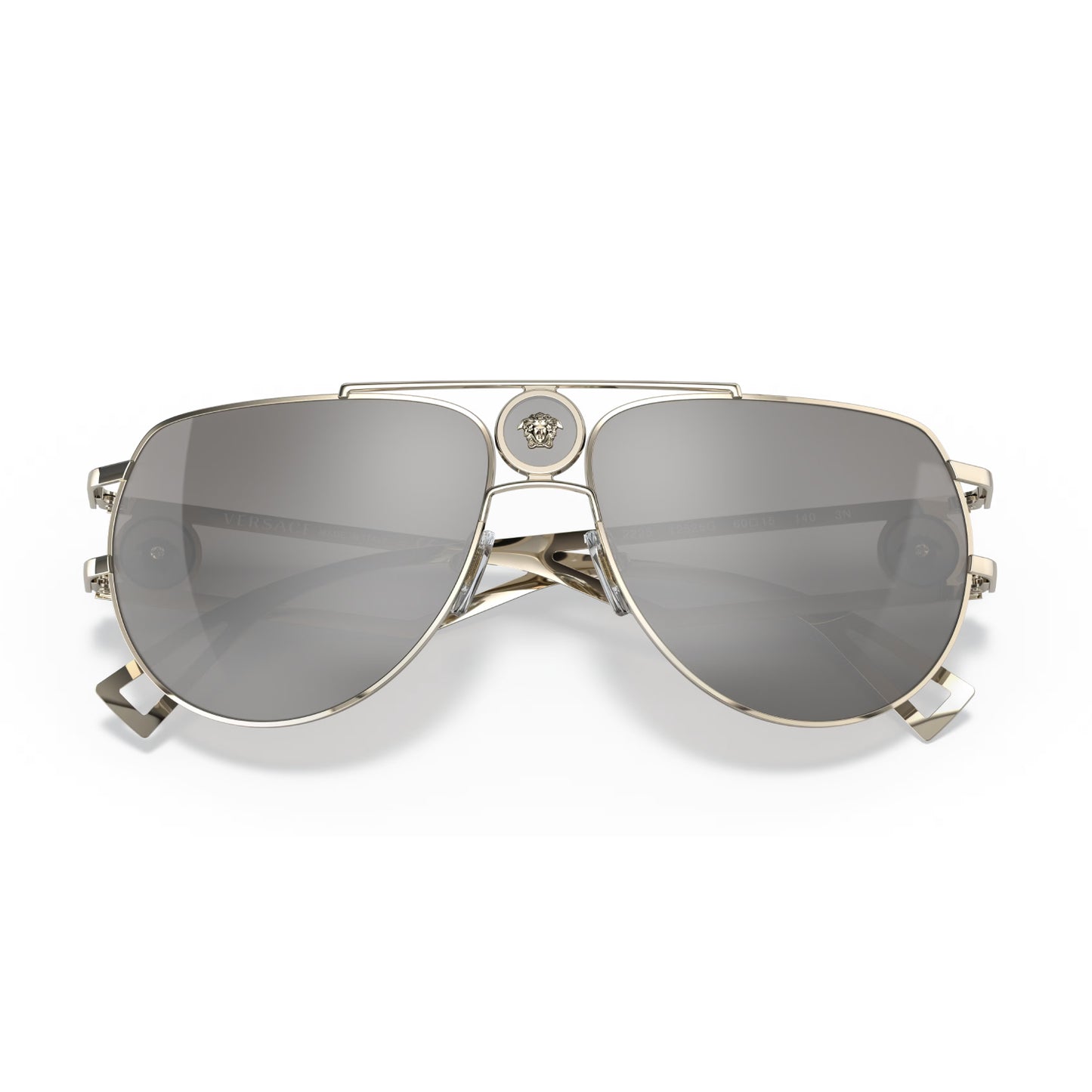Gafas de sol con espejo estilo piloto VE2225 de Versace para hombre