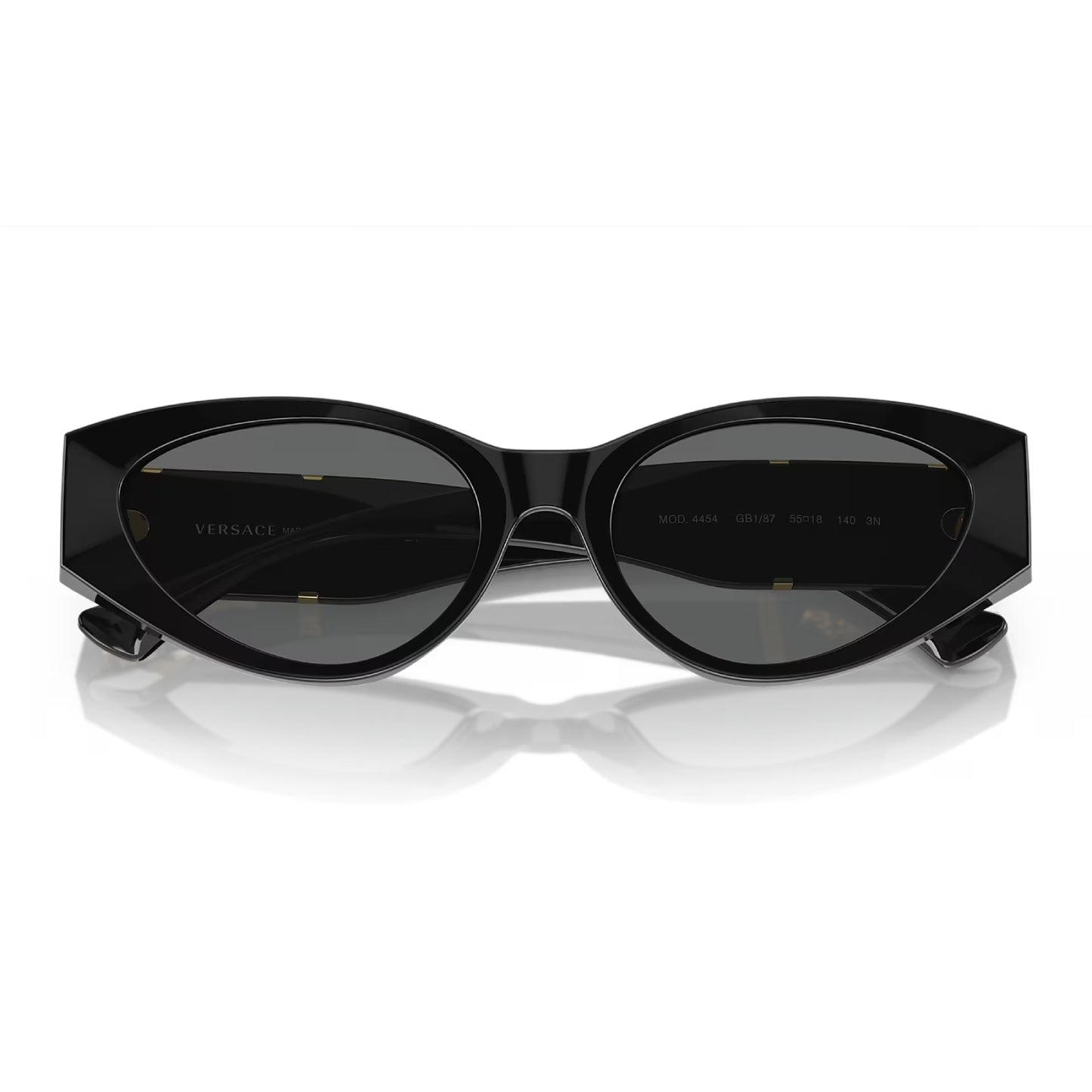 Versace Women's VE4454 Cat Eye Solid Color Sunglasses