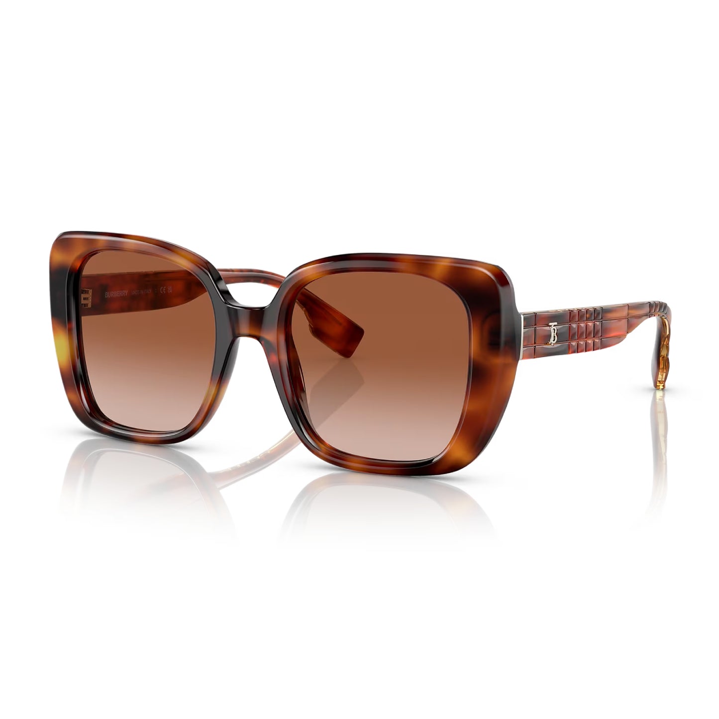 Gafas de sol Burberry Helena BE4371 con montura cuadrada y degradado para mujer