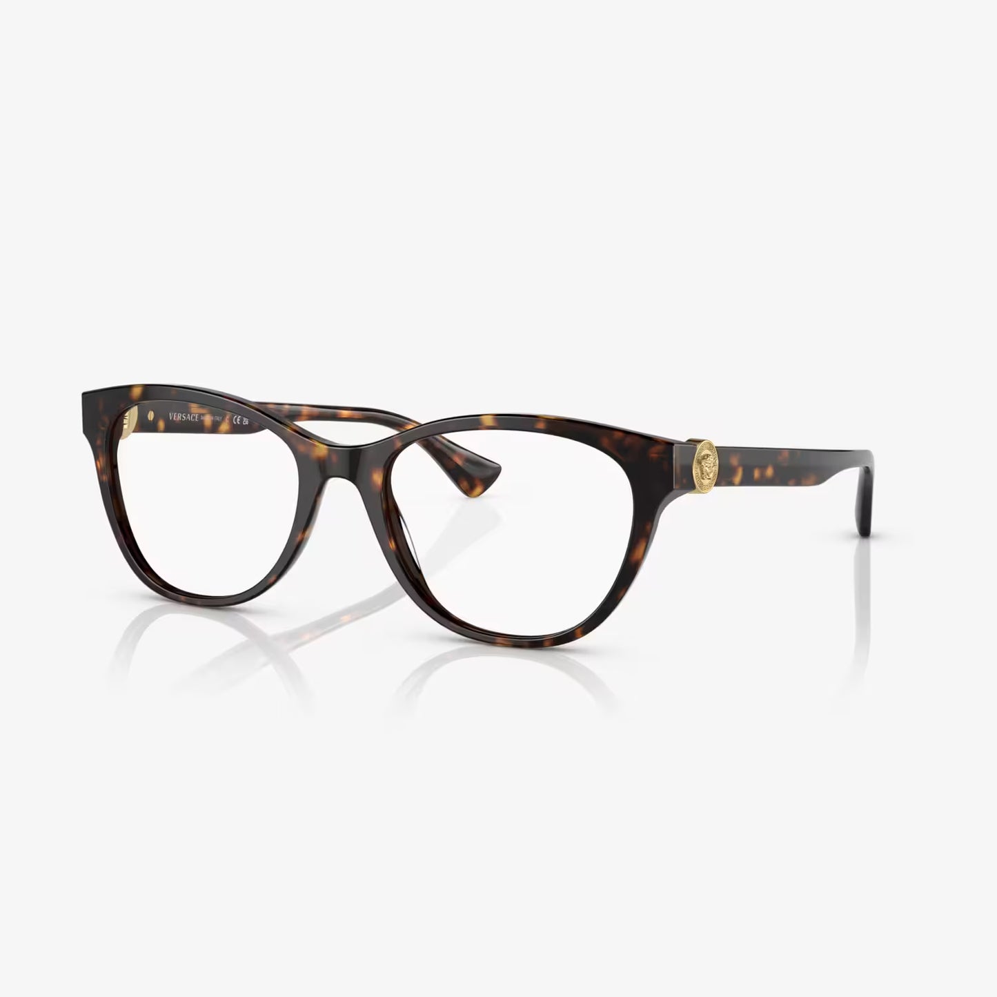 Gafas de sol para mujer Versace Cat Eye, color Havana