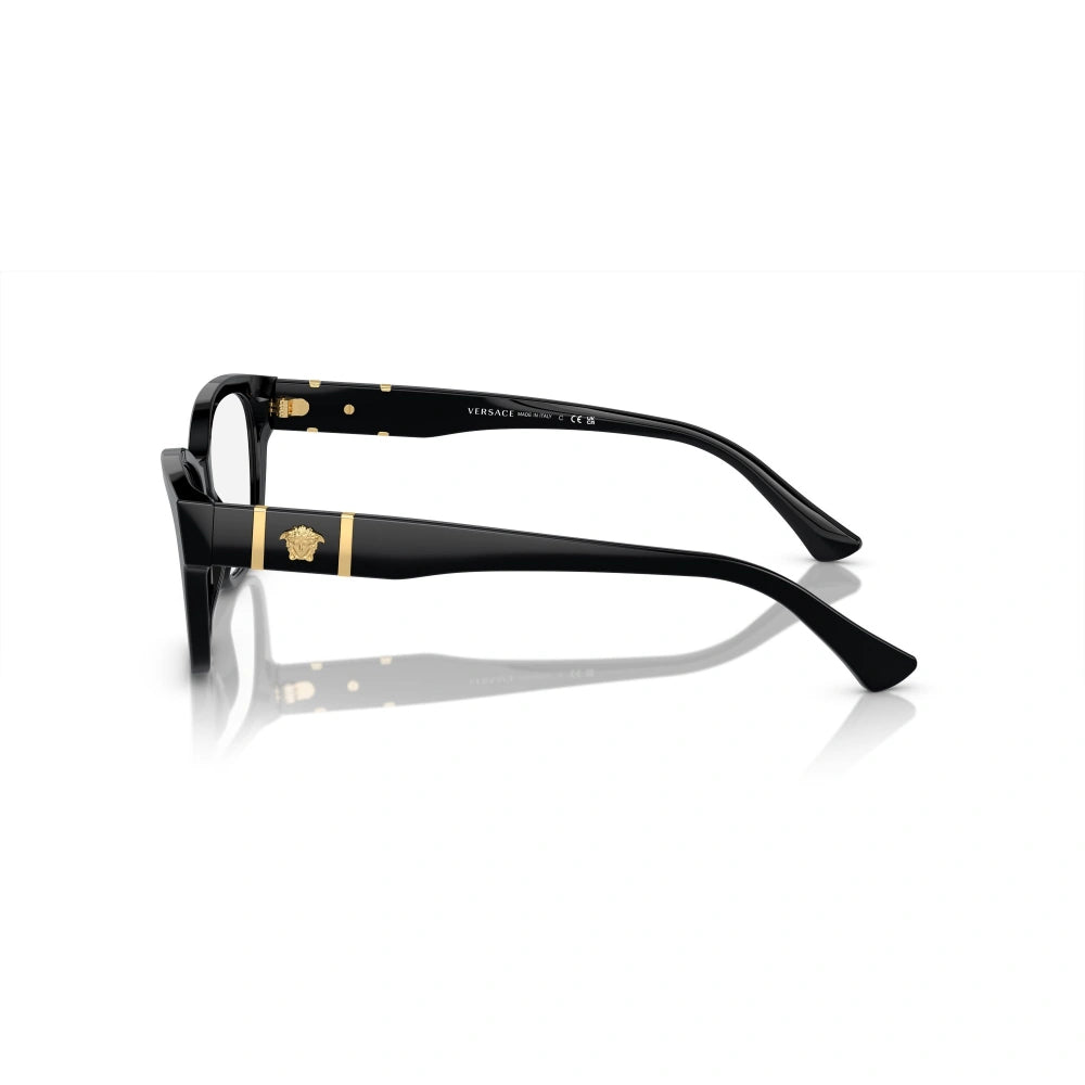 Gafas de sol con forma de ojo de gato VE3344 para mujer de Versace, color negro
