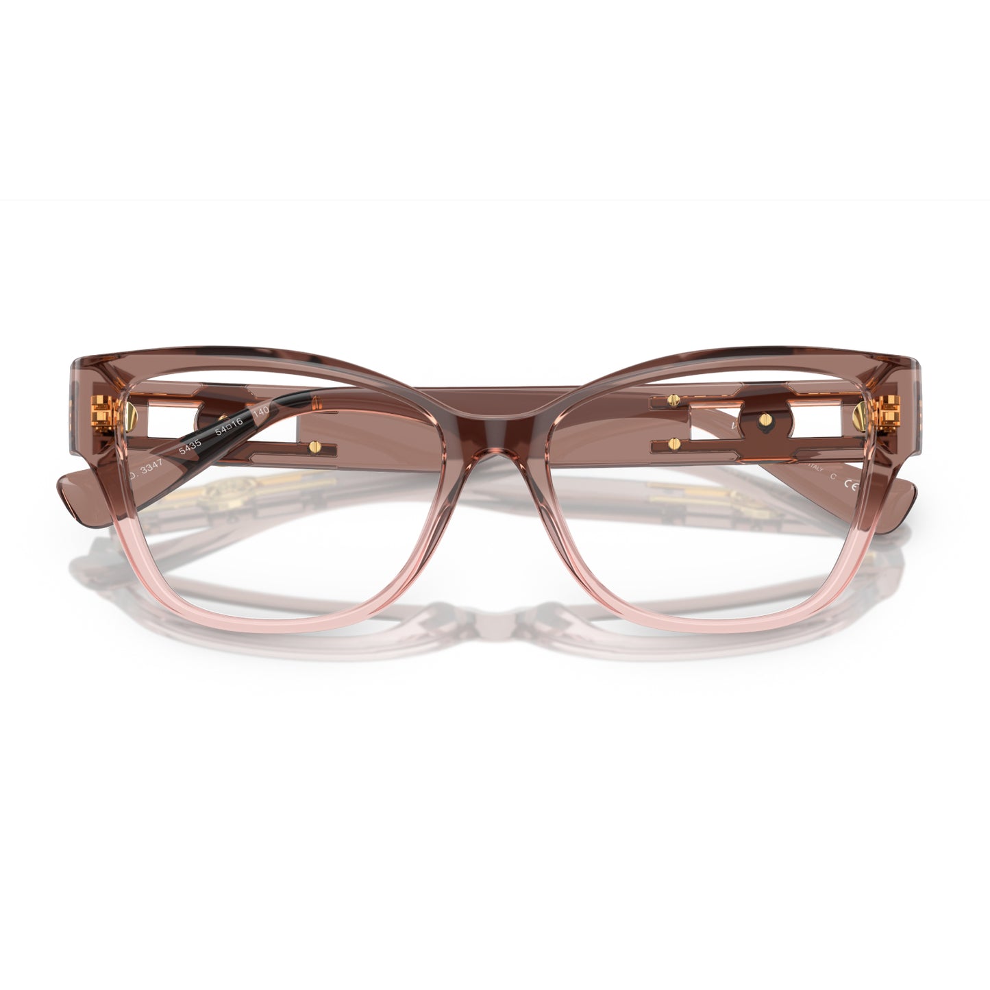 Gafas de sol Versace VE3347 Pillow para mujer - Rosa transparente