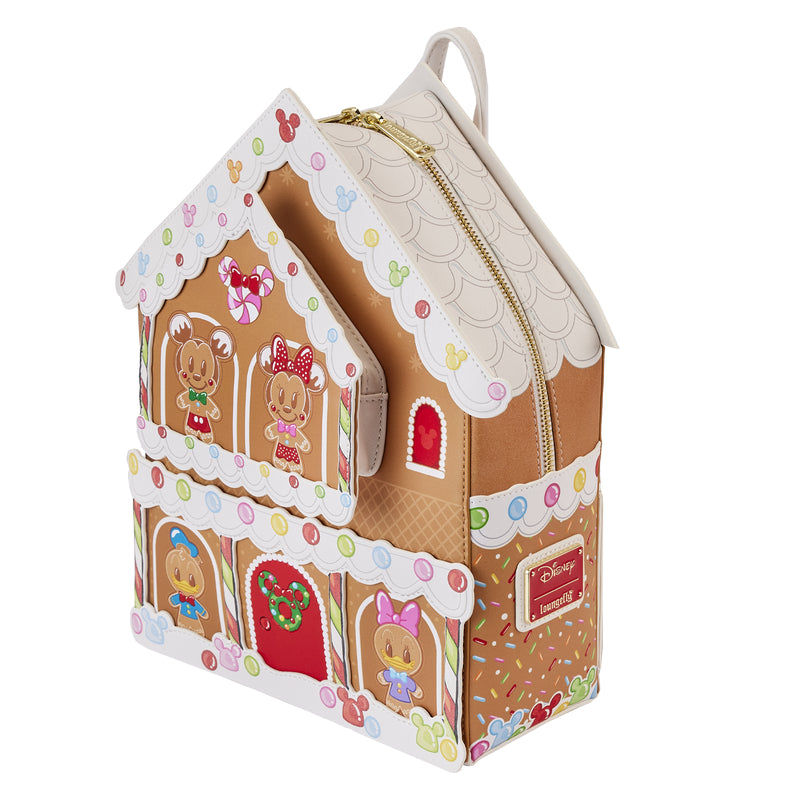 Loungefly Disney Mickey & Friends Gingerbread House Mini Backpack
