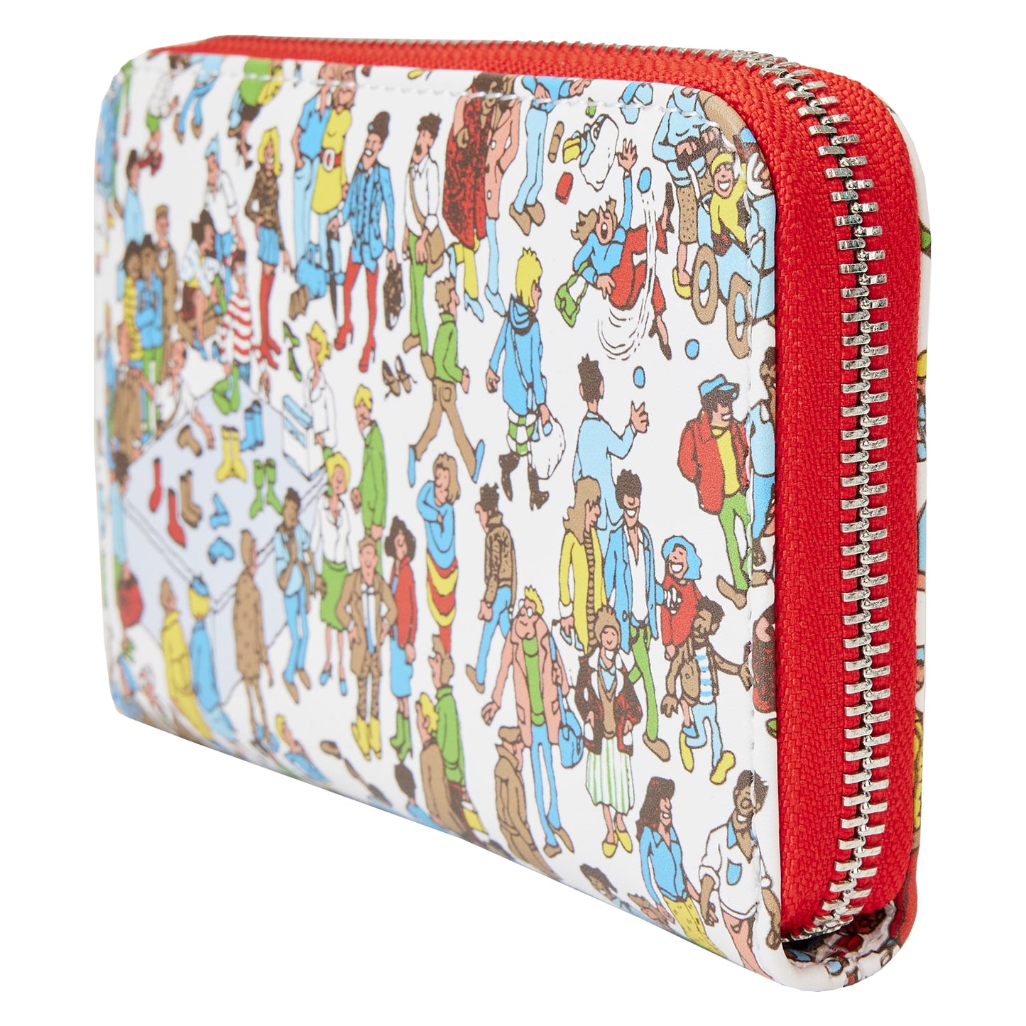Loungefly Where™ Waldo 4" Allover Print Zip Around Wallet