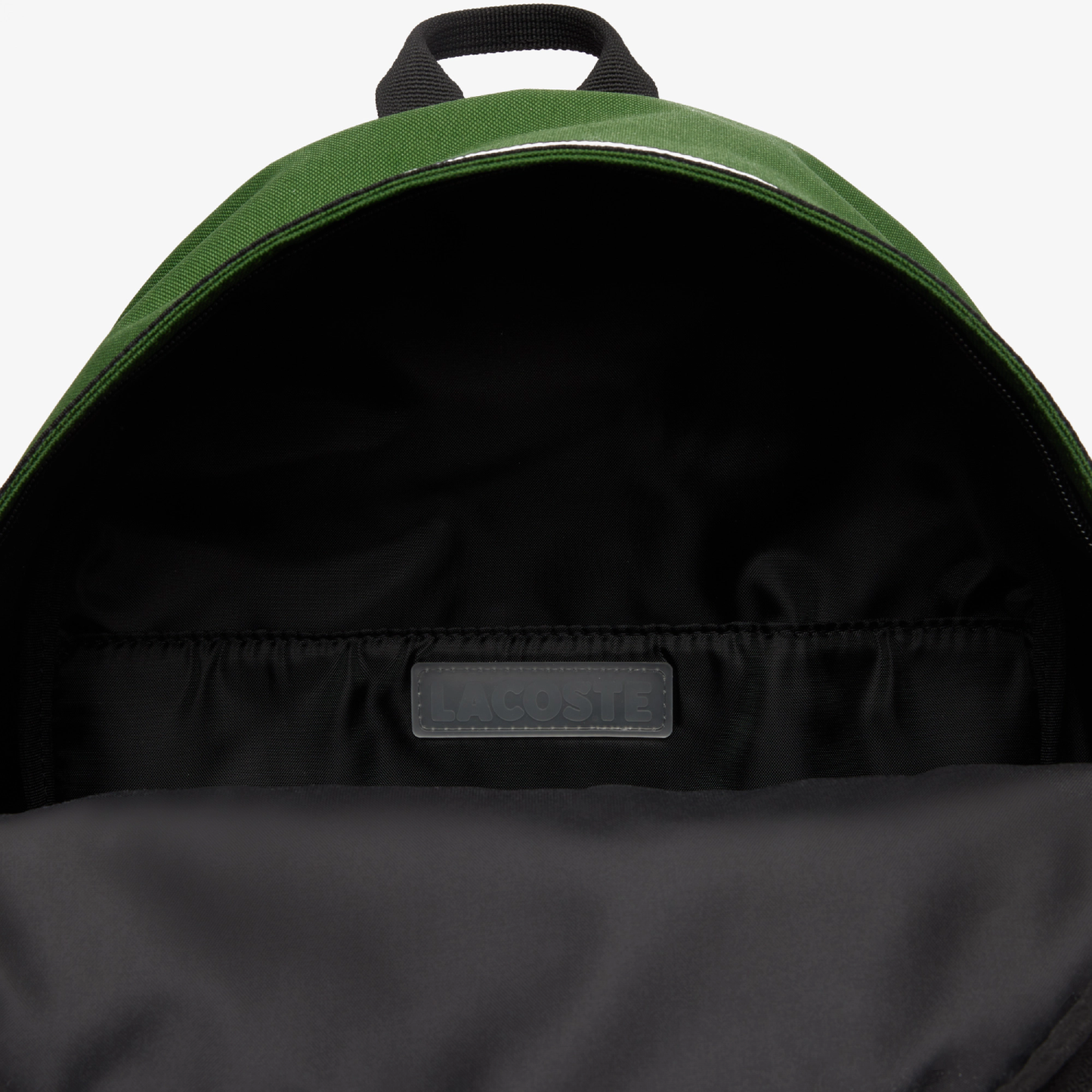 Lacoste Neocroc Backpack with Zipped Logo Straps - Vert Noir Blanc (Green)