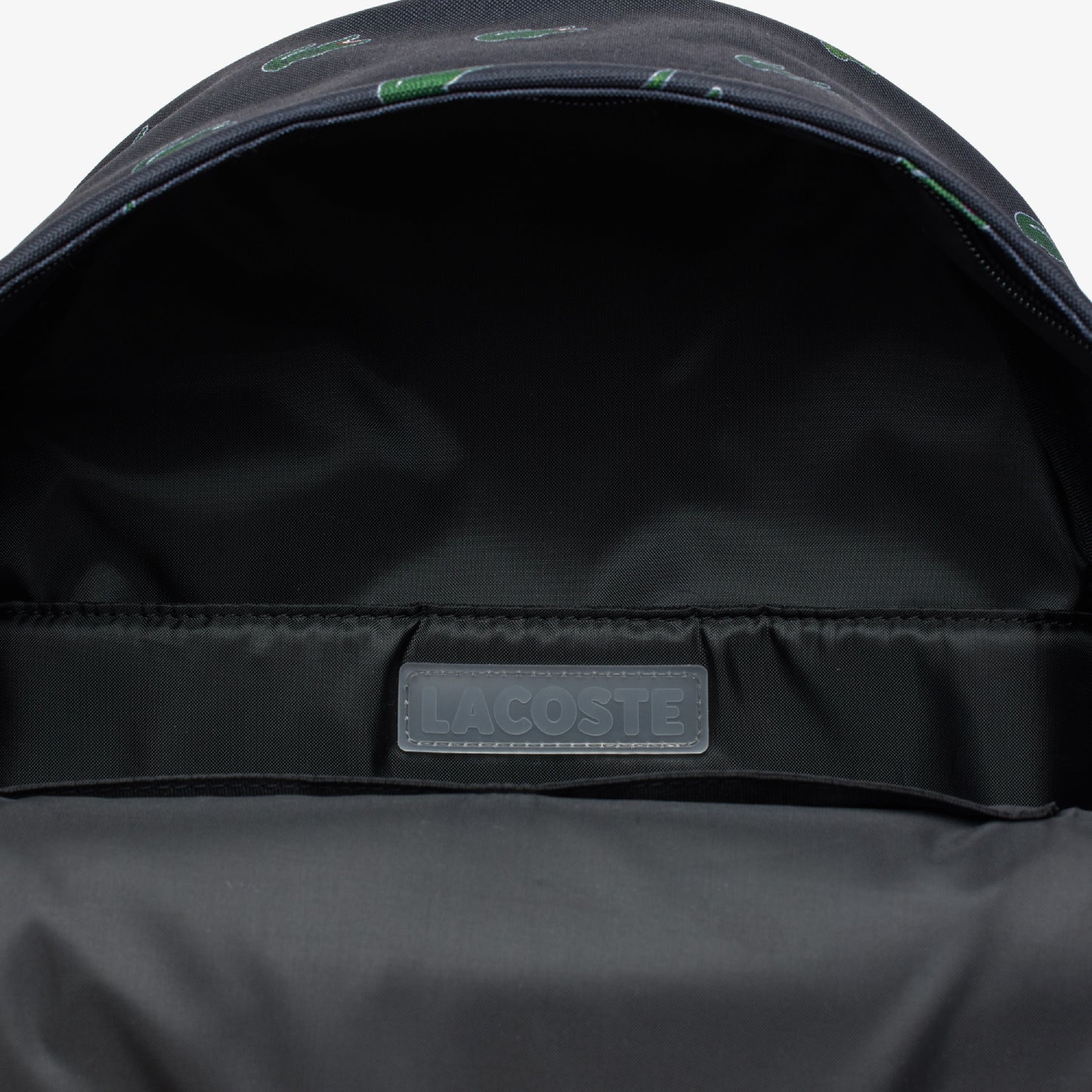 Lacoste Croc Print Backpack - Abimes (Blue)