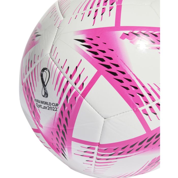 Balón de fútbol Adidas Al Rihla Club talla 5 - Blanco/Rosa