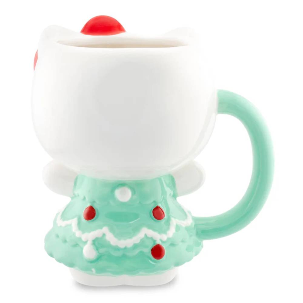 Sanrio Hello Kitty 20 oz Ceramic 3D Sculpted Mug - Multicolor