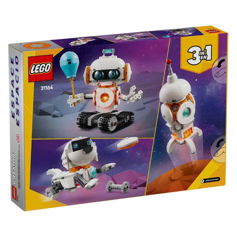 LEGO Creator 3-in-1 Space Robot Building Toy Set (281-Pieces)