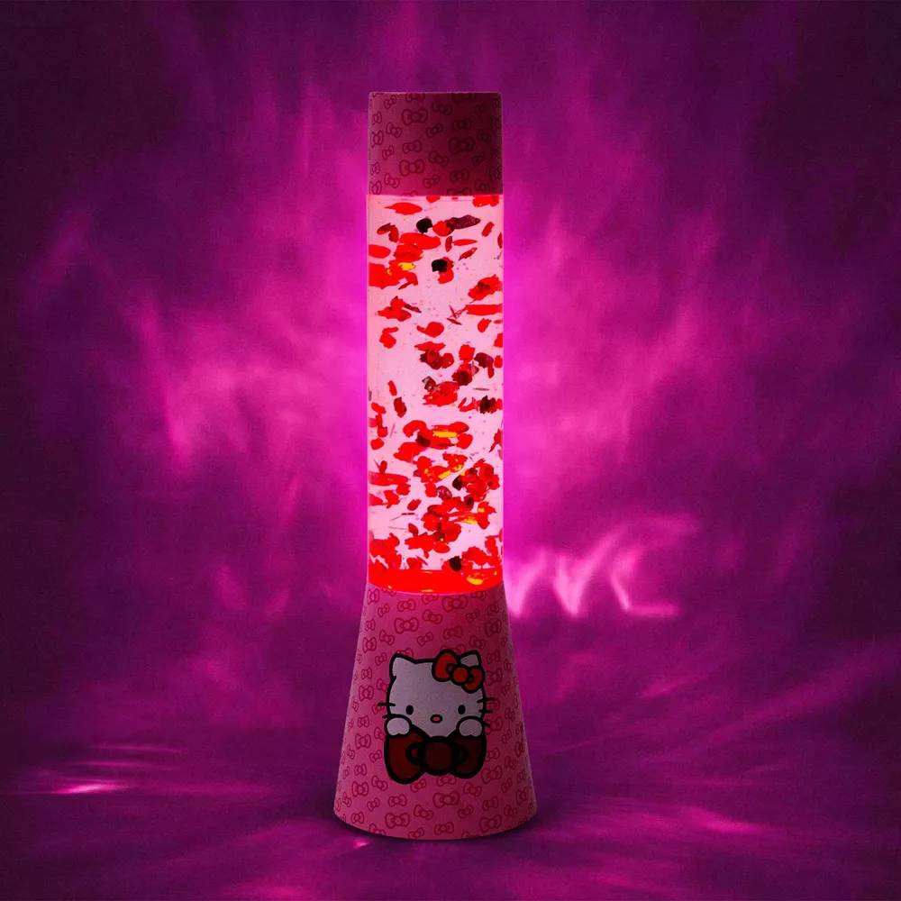 Sanrio Hello Kitty 12" Glitter Motion Mood Light - Pink