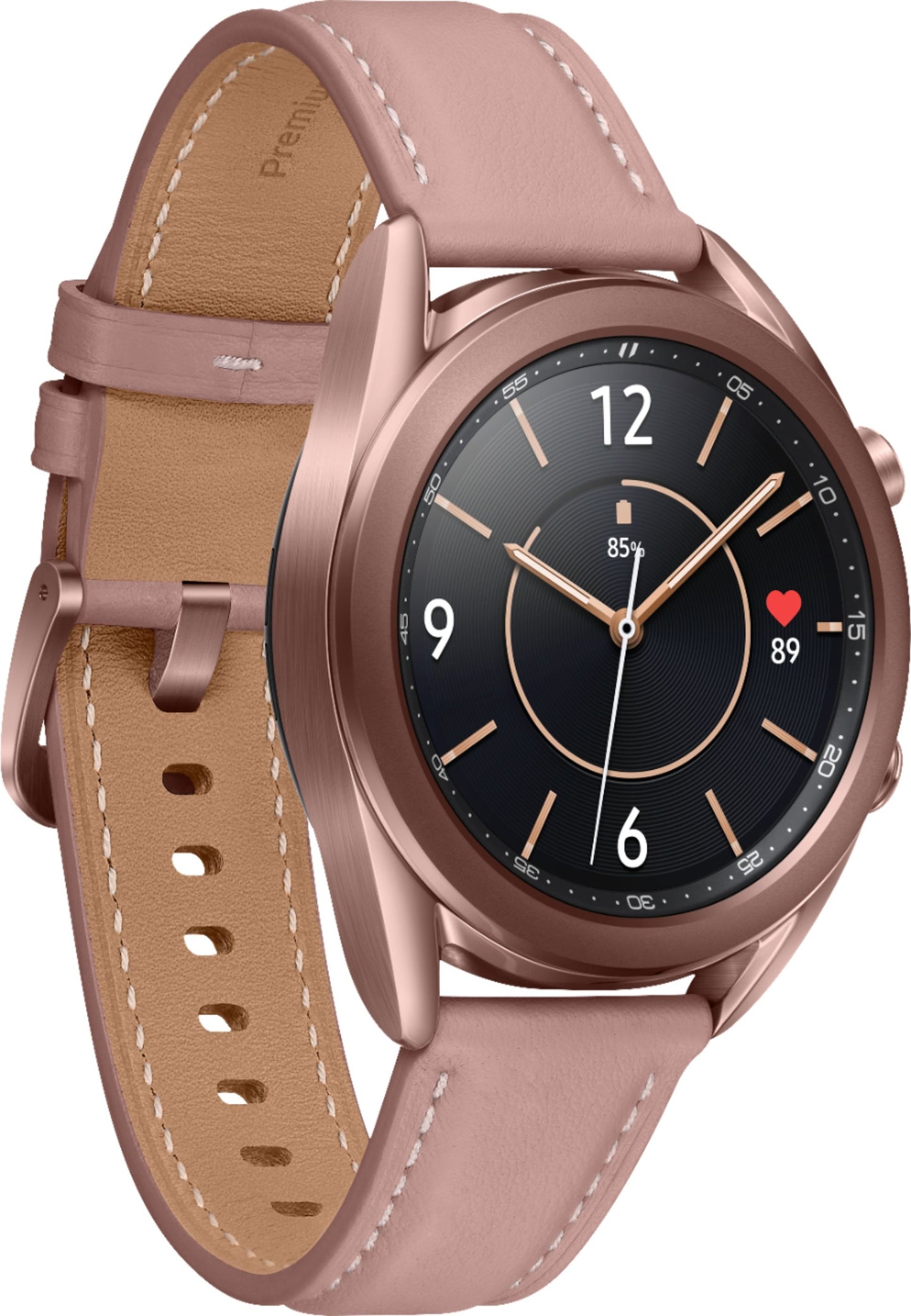 Samsung - Galaxy Watch3 Smartwatch 41mm Stainless BT - Mystic Bronze